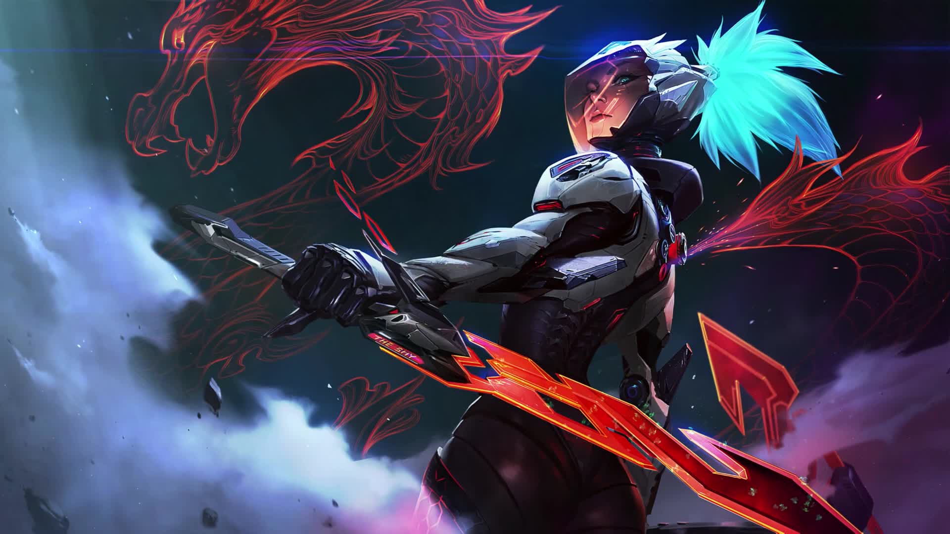 PC True Damage Akali Live Wallpaper Free