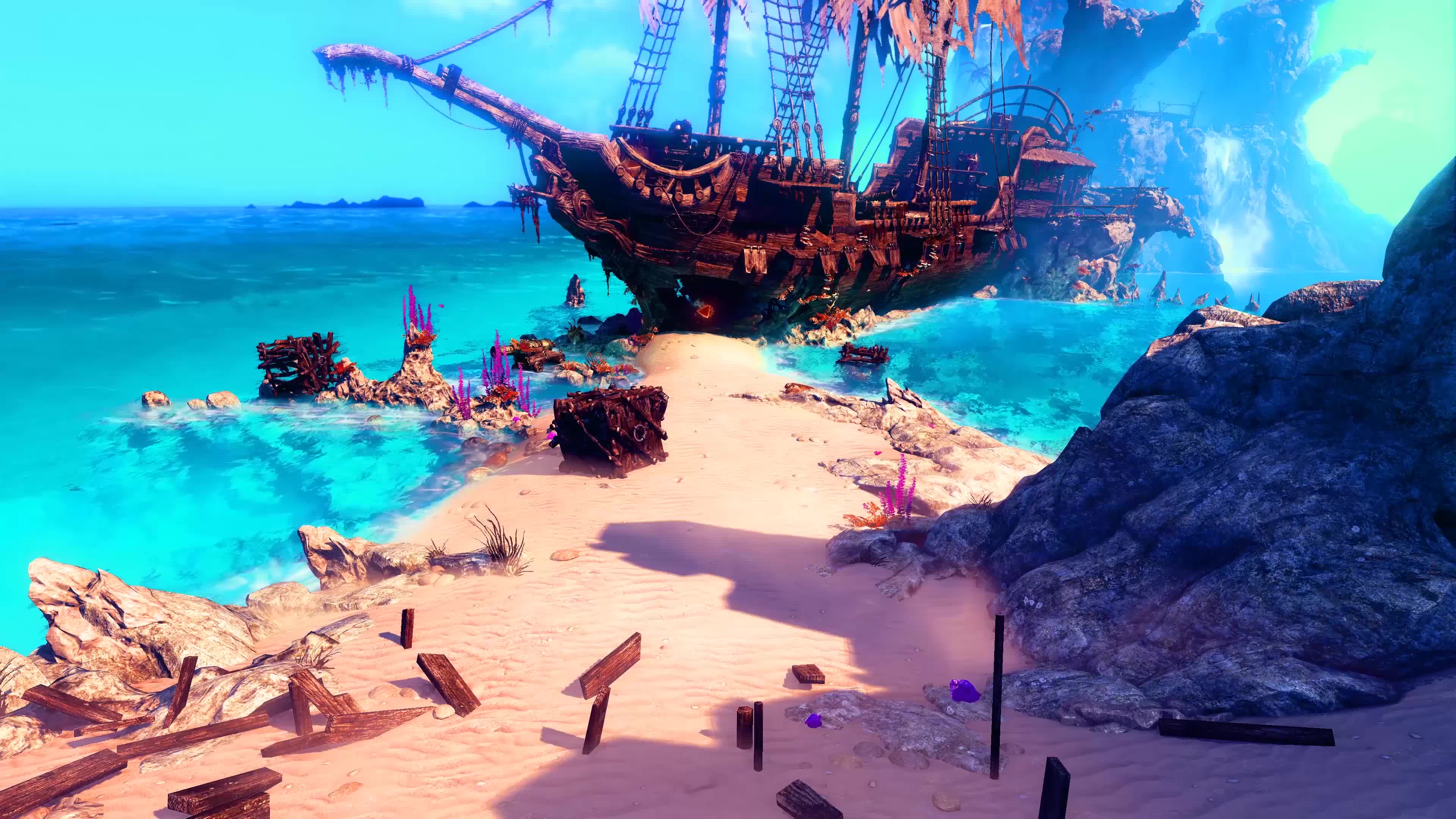 PC Stranded Pirates Ship Live Wallpaper Free