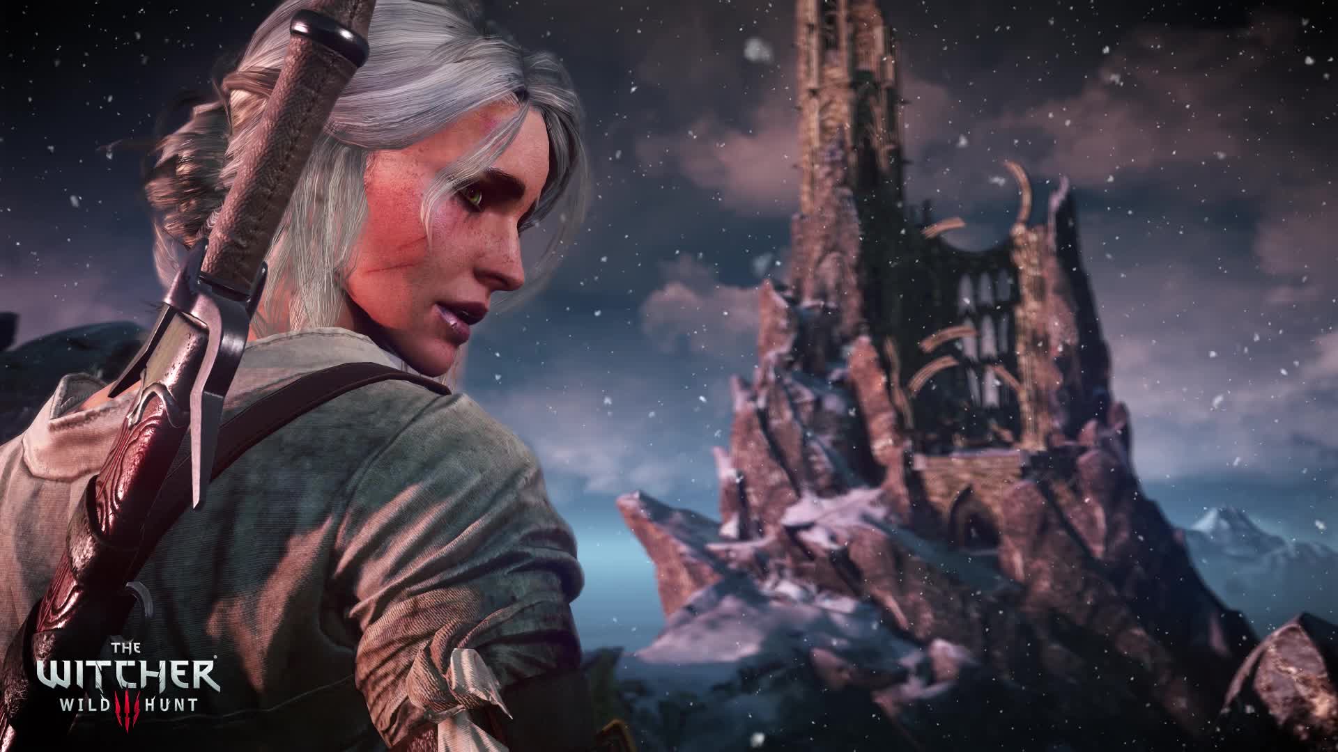 PC Ciri Snow The Witcher Live Wallpaper Free