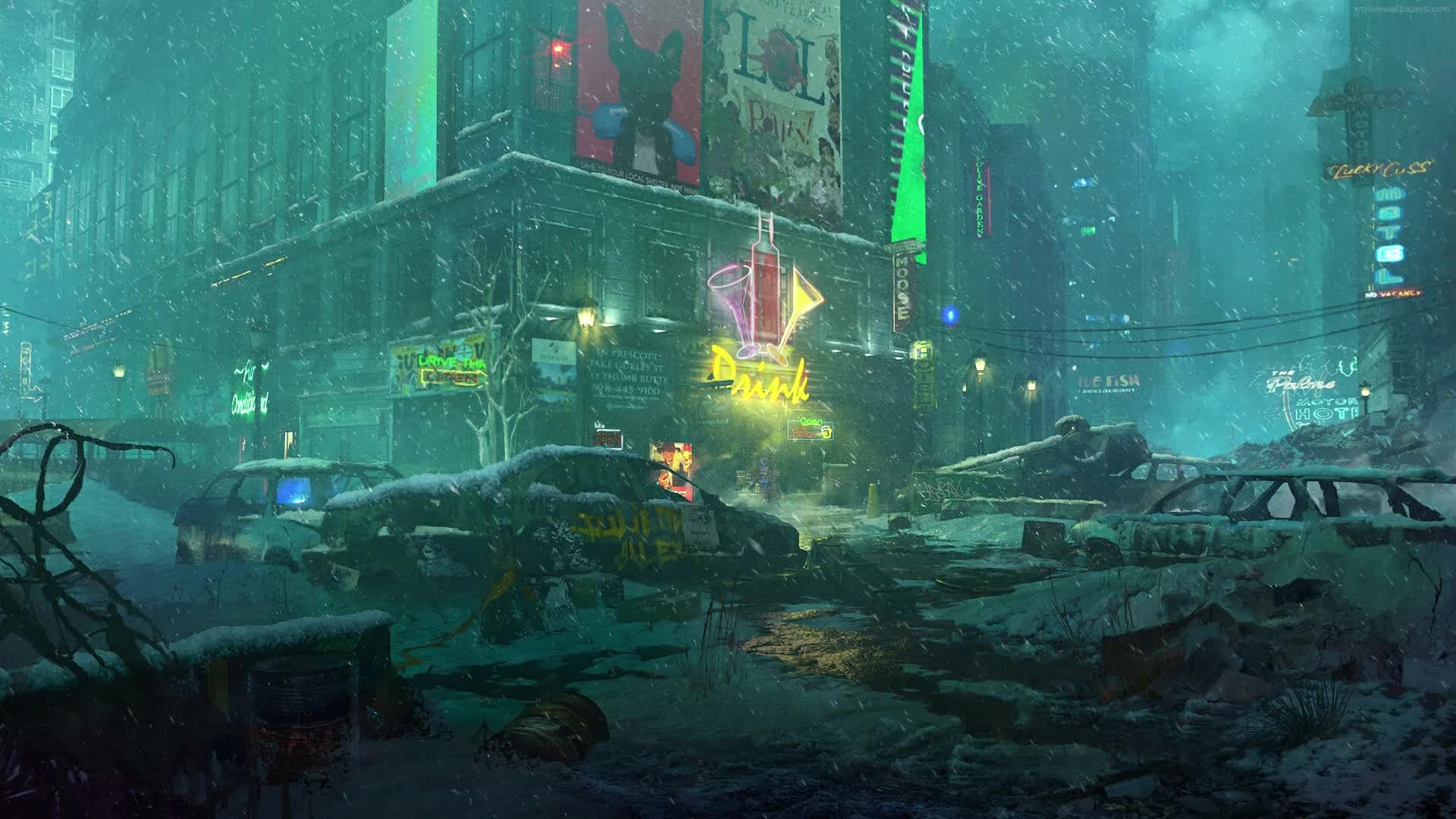 PC Abandoned City Live Wallpaper Free