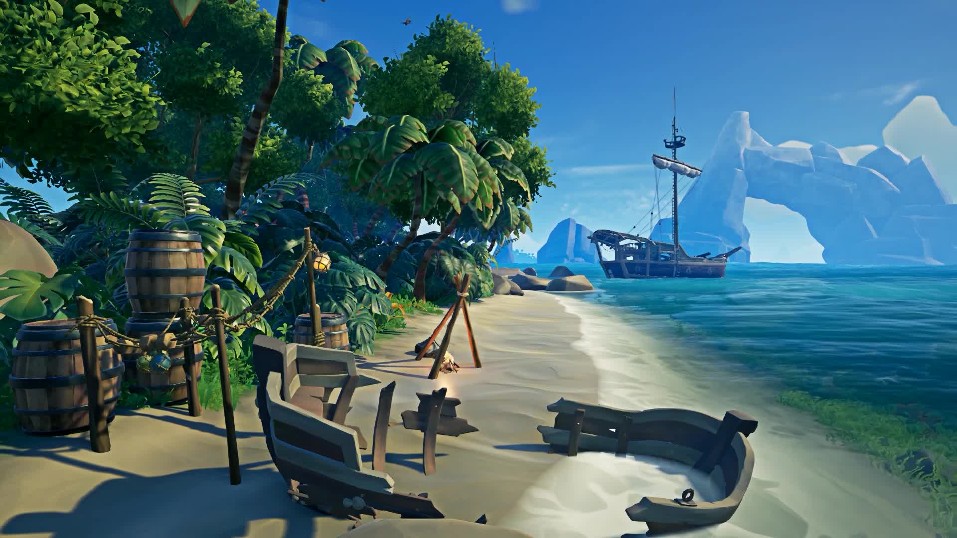 PC Beach Sea of Thieves Live Wallpaper Free
