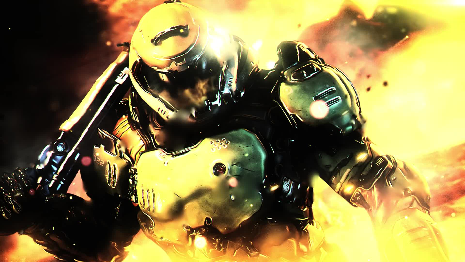 PC DOOM Slayer Live Wallpaper Free