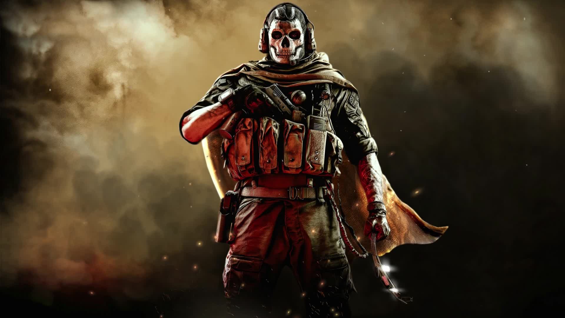 PC Ghost Modern Warfare Call of Duty Live Wallpaper Free