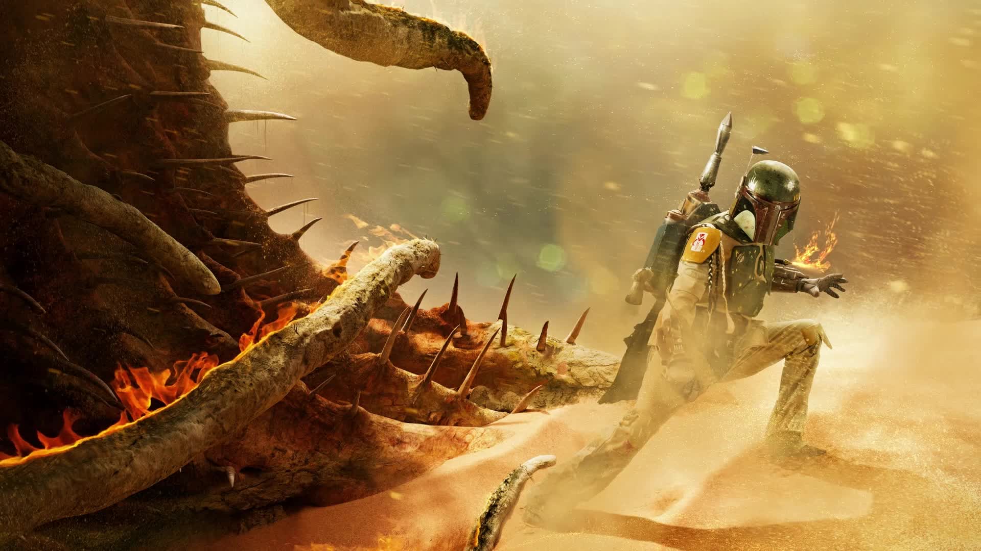 PC Boba Fett Sand Storm Live Wallpaper Free