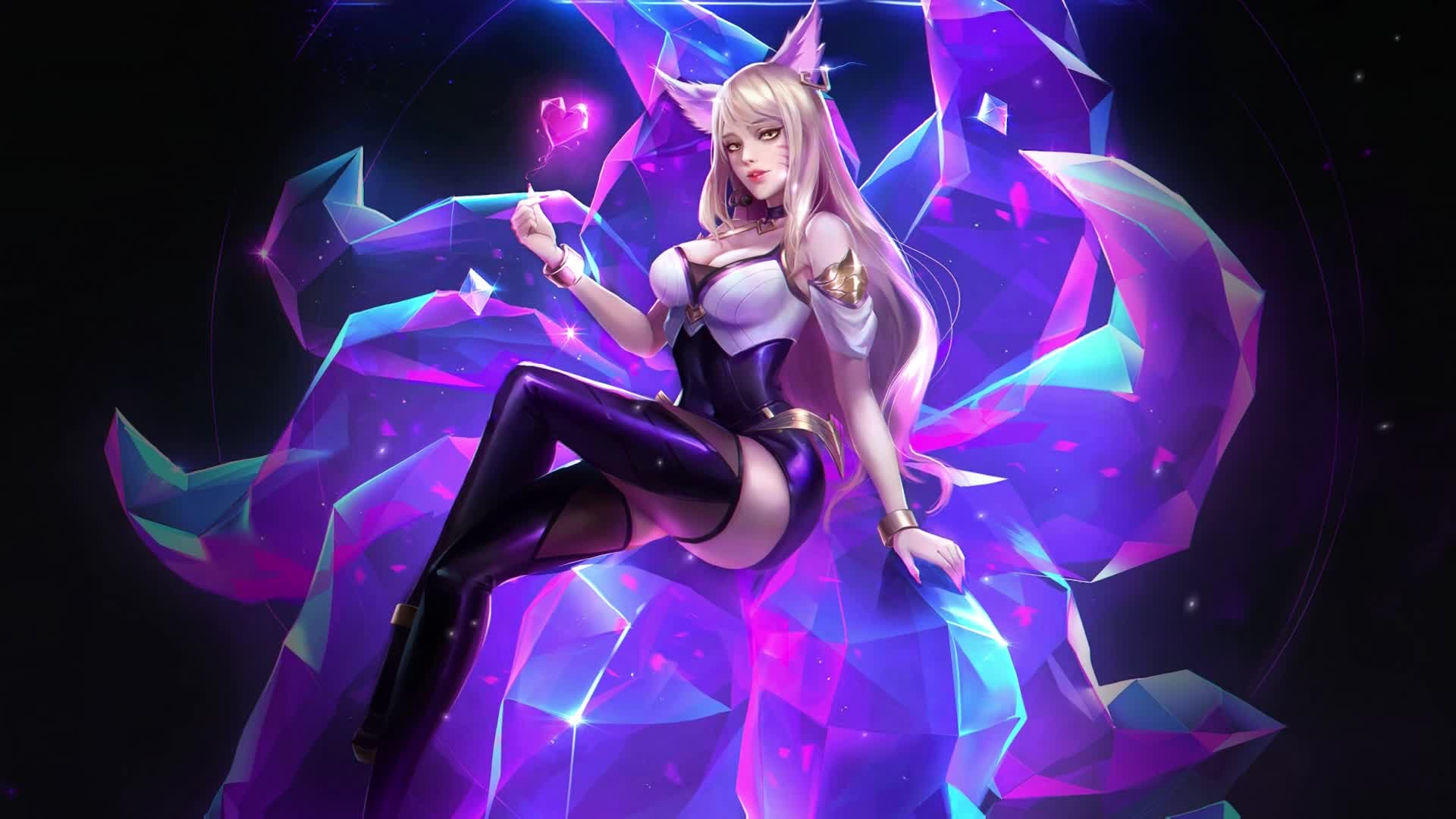 PC KDA Ahri LOL 1 Live Wallpaper Free