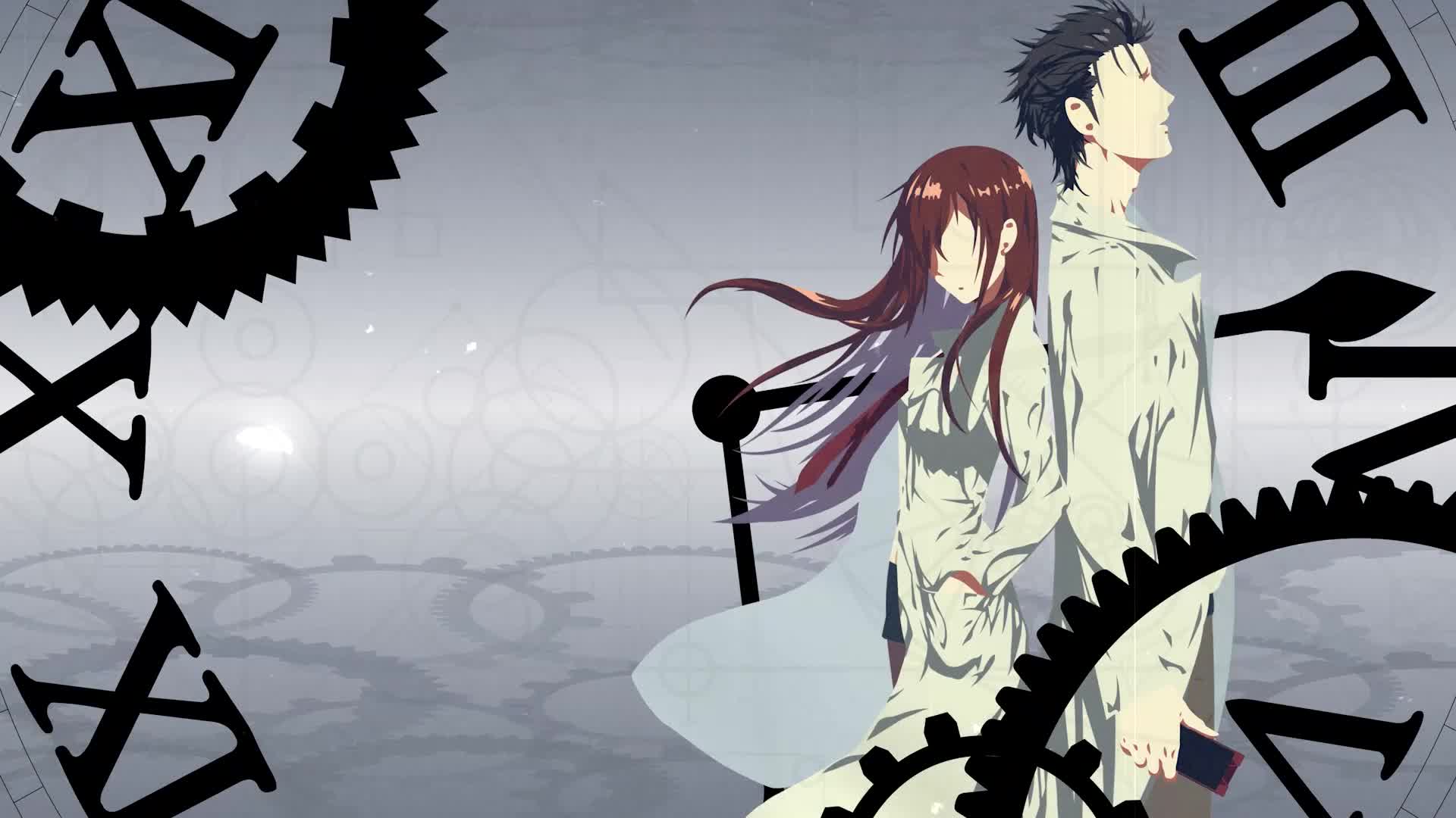 PC Steins Gate Okabe Kurisu Live Wallpaper Free
