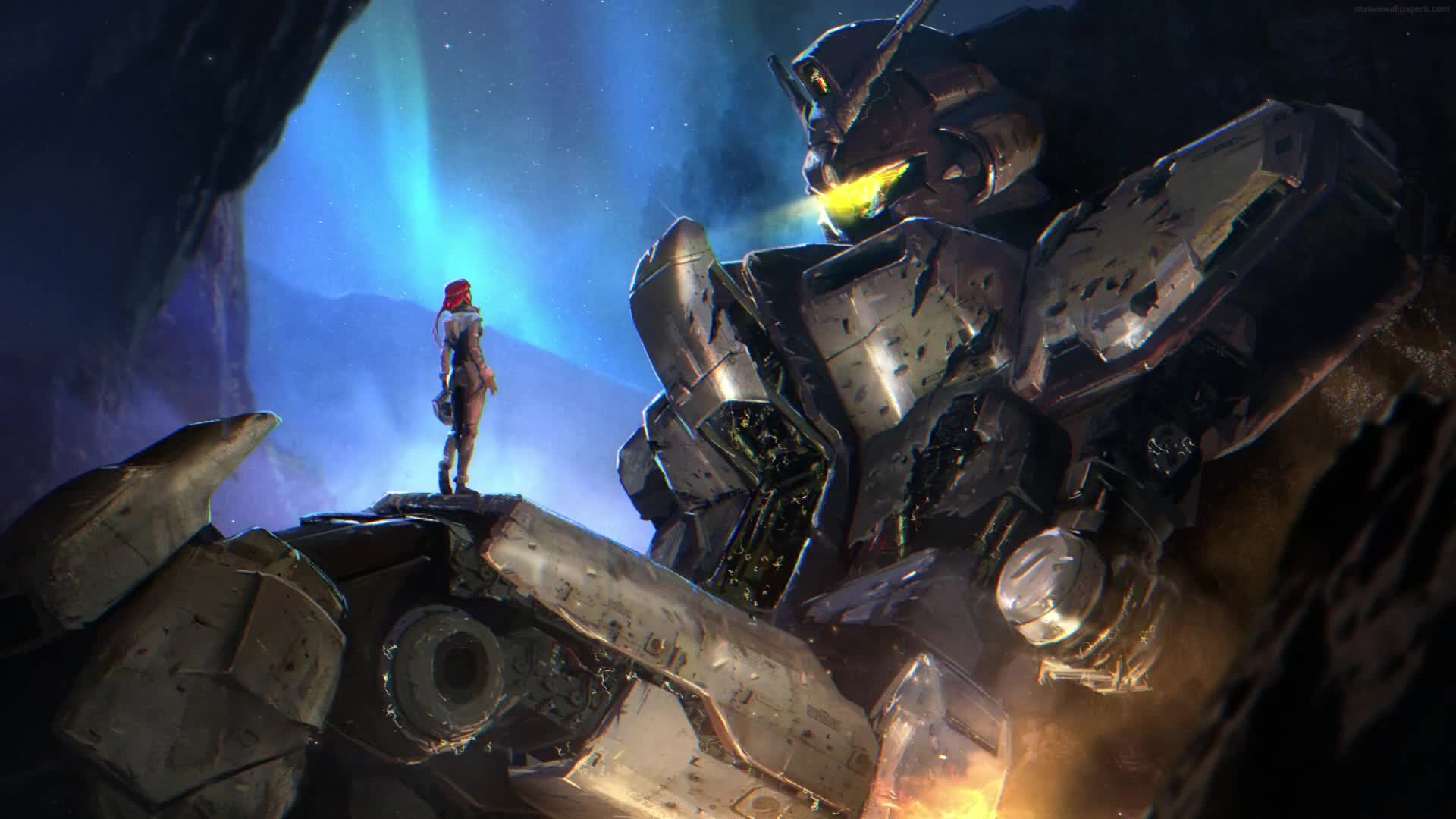 PC Damage Gundam Live Wallpaper Free