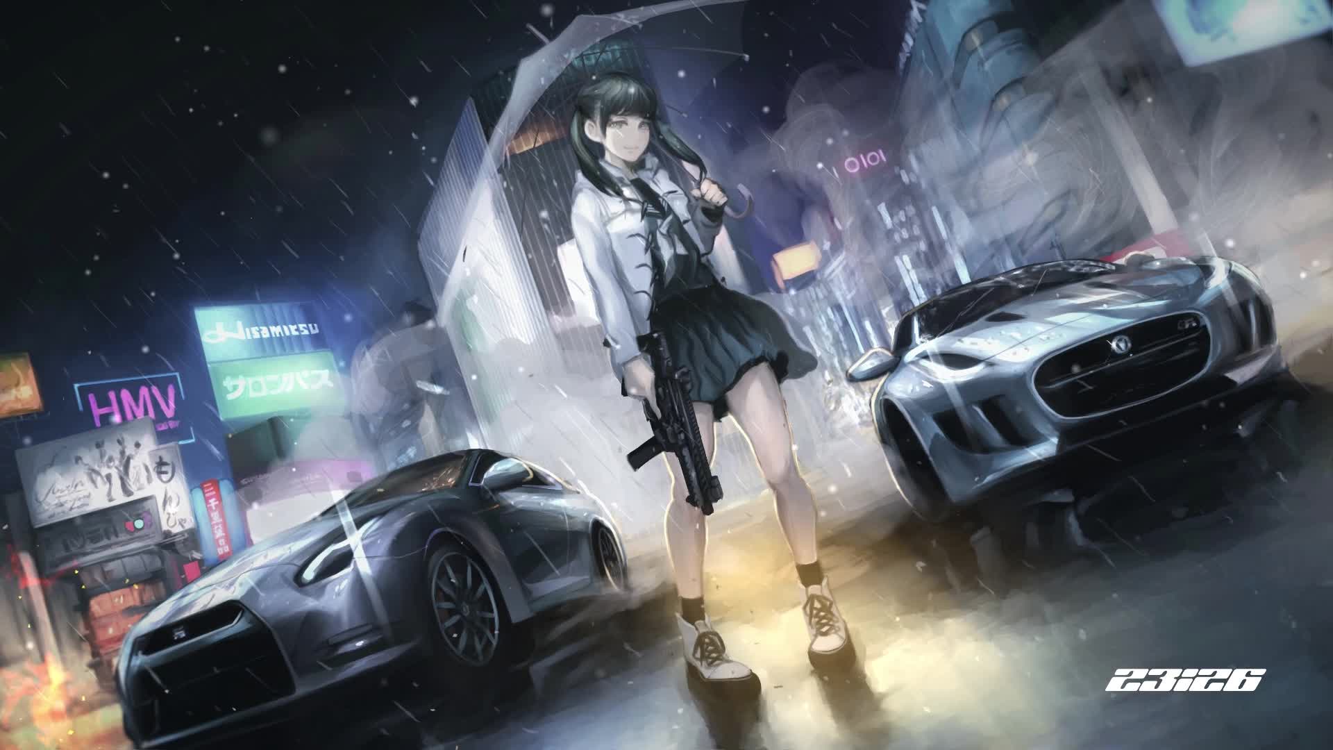 PC Schoolgirl Assassin Live Wallpaper Free