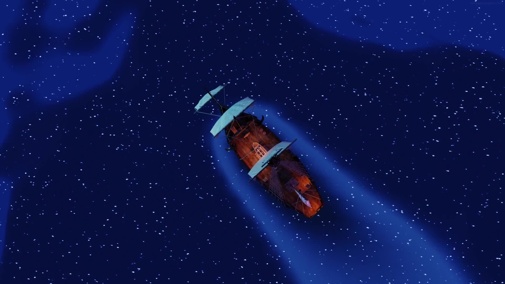 PC Sailing Under the Stars Live Wallpaper Free