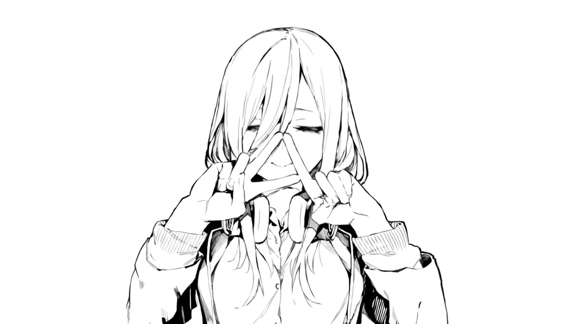 PC Anime Girls Sketch Live Wallpaper Free