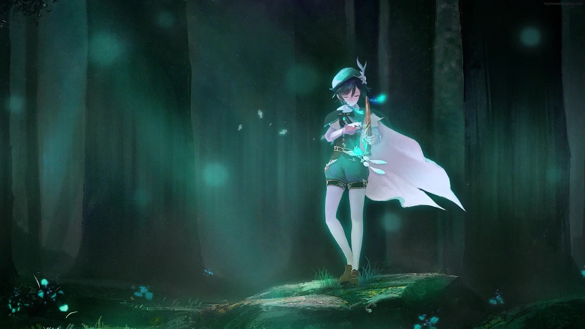 PC Venti Genshin Impact Live Wallpaper Free