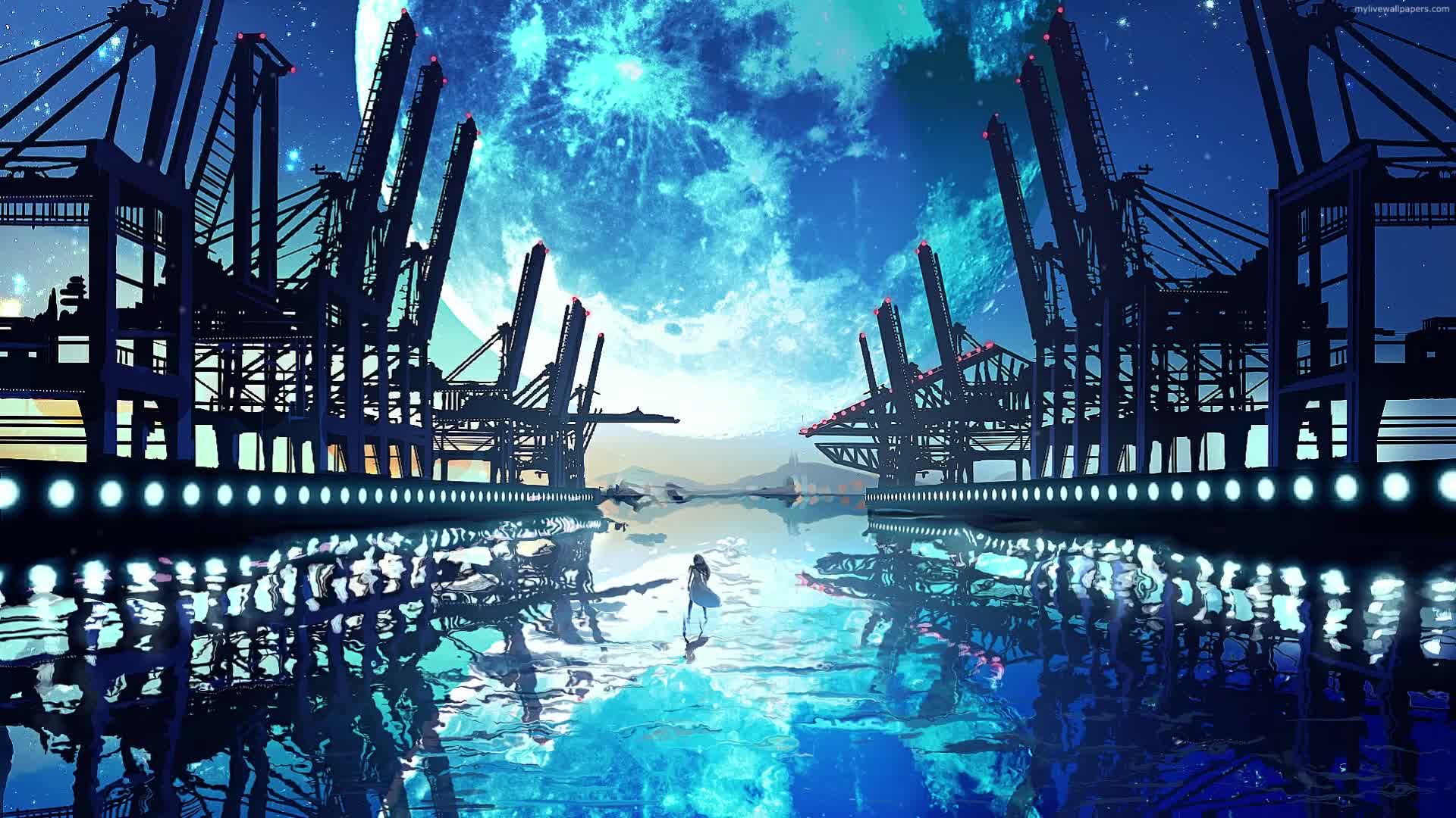 PC Shipyard Live Wallpaper Free