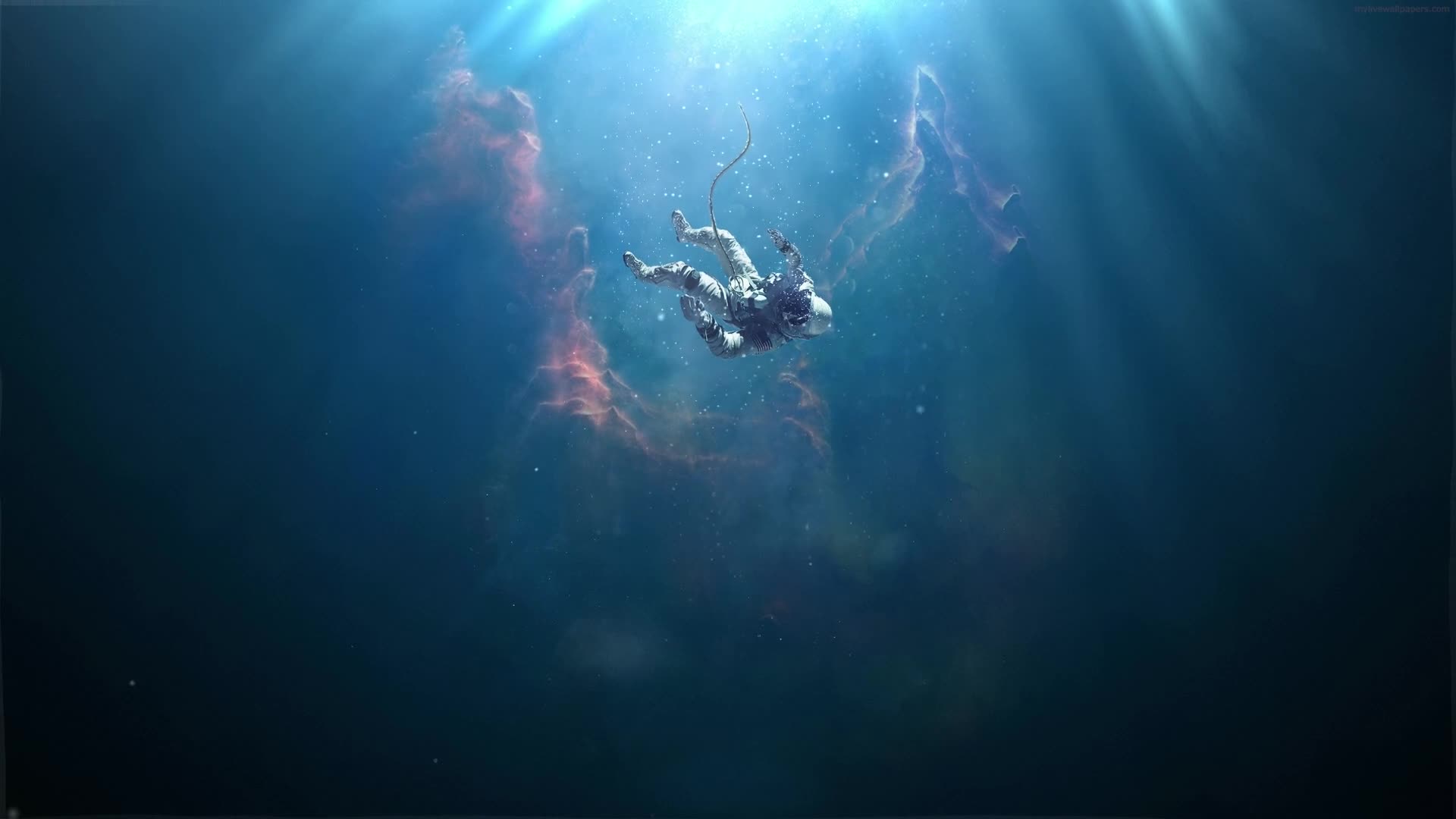 PC Drowning In Space Live Wallpaper Free live wallpaper