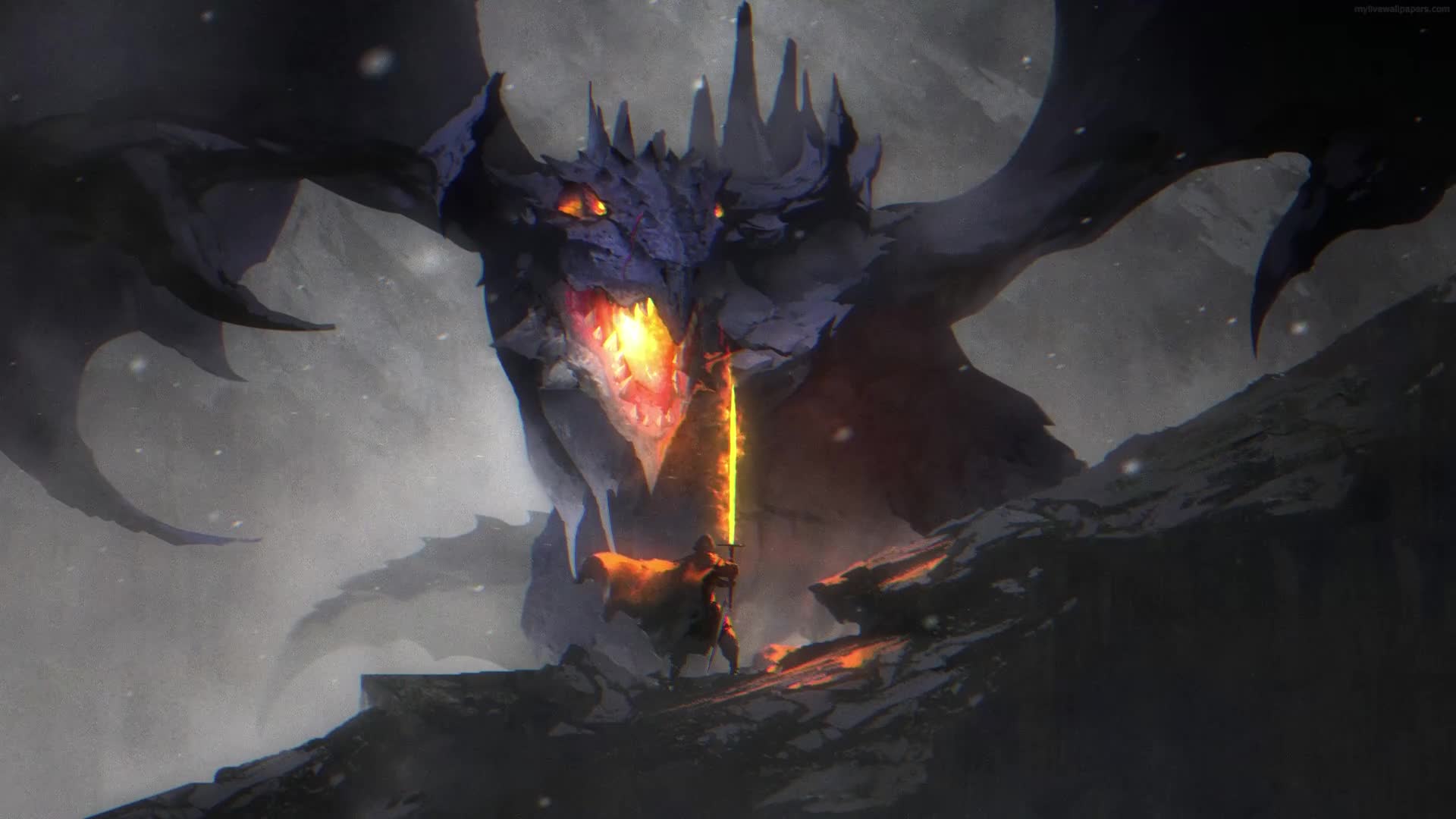 PC Dragon Slayer Live Wallpaper Free
