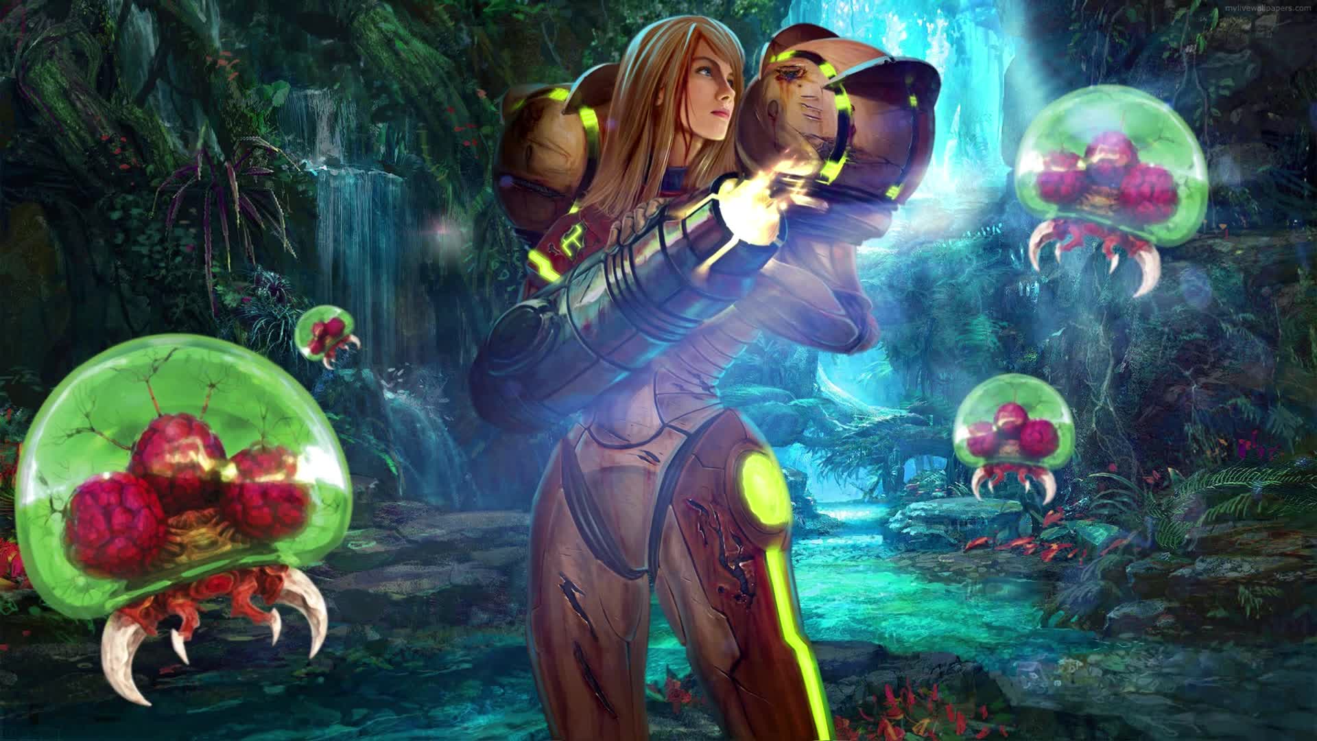 PC Samus Aran Strange Planet Metroid Live Wallpaper Free