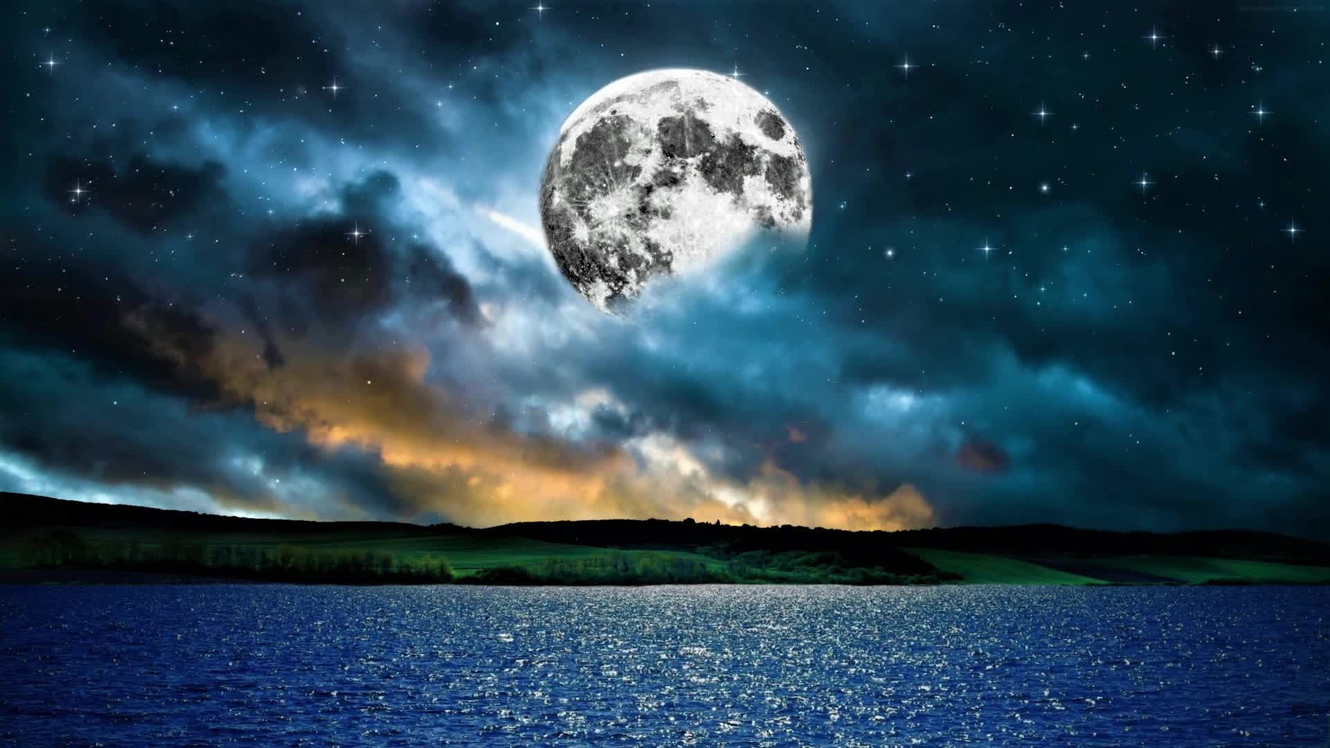 PC Starry Ocean Night Live Wallpaper Free