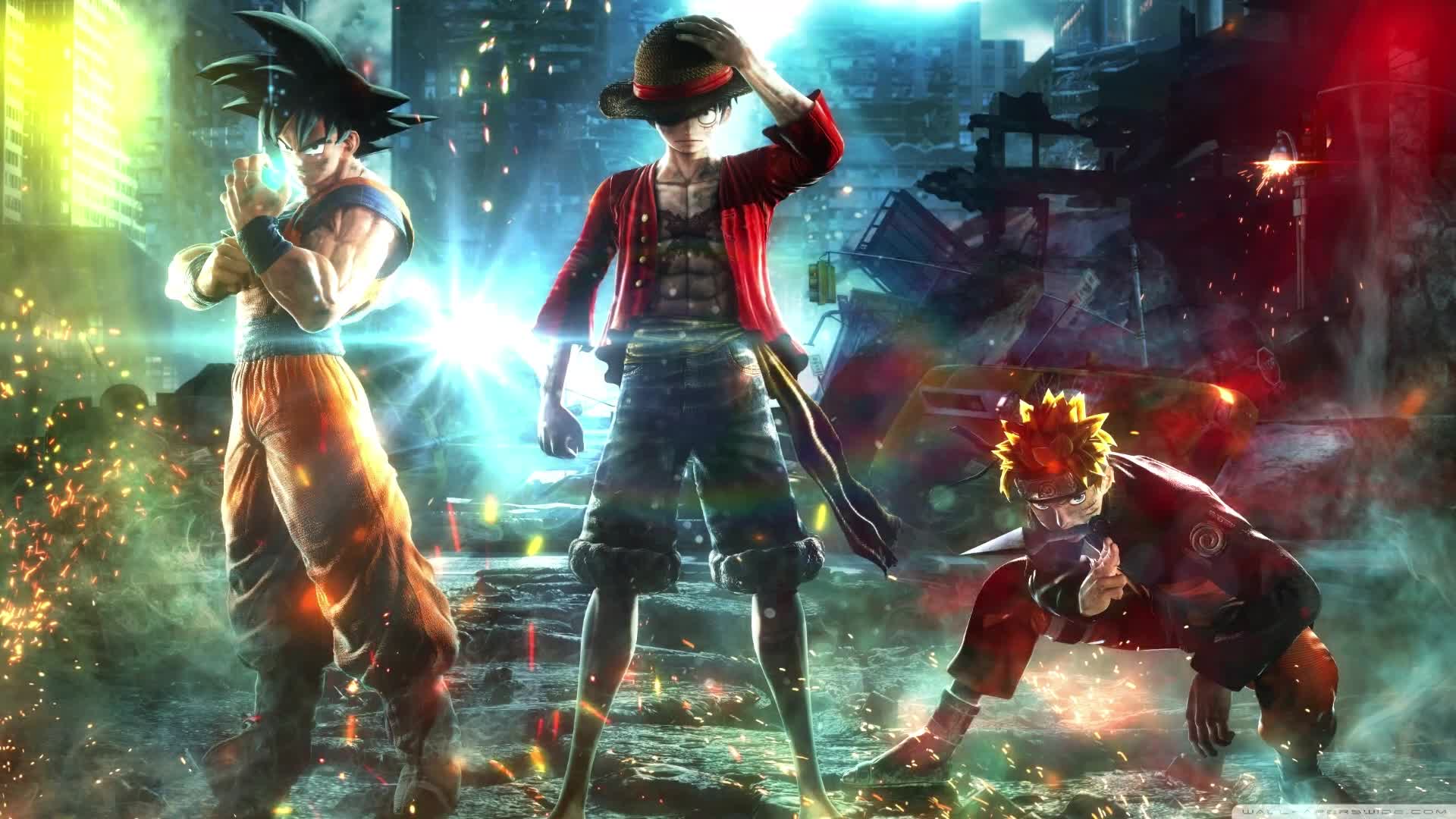 PC Naruto Goku Luffy Jump Force Live Wallpaper Free