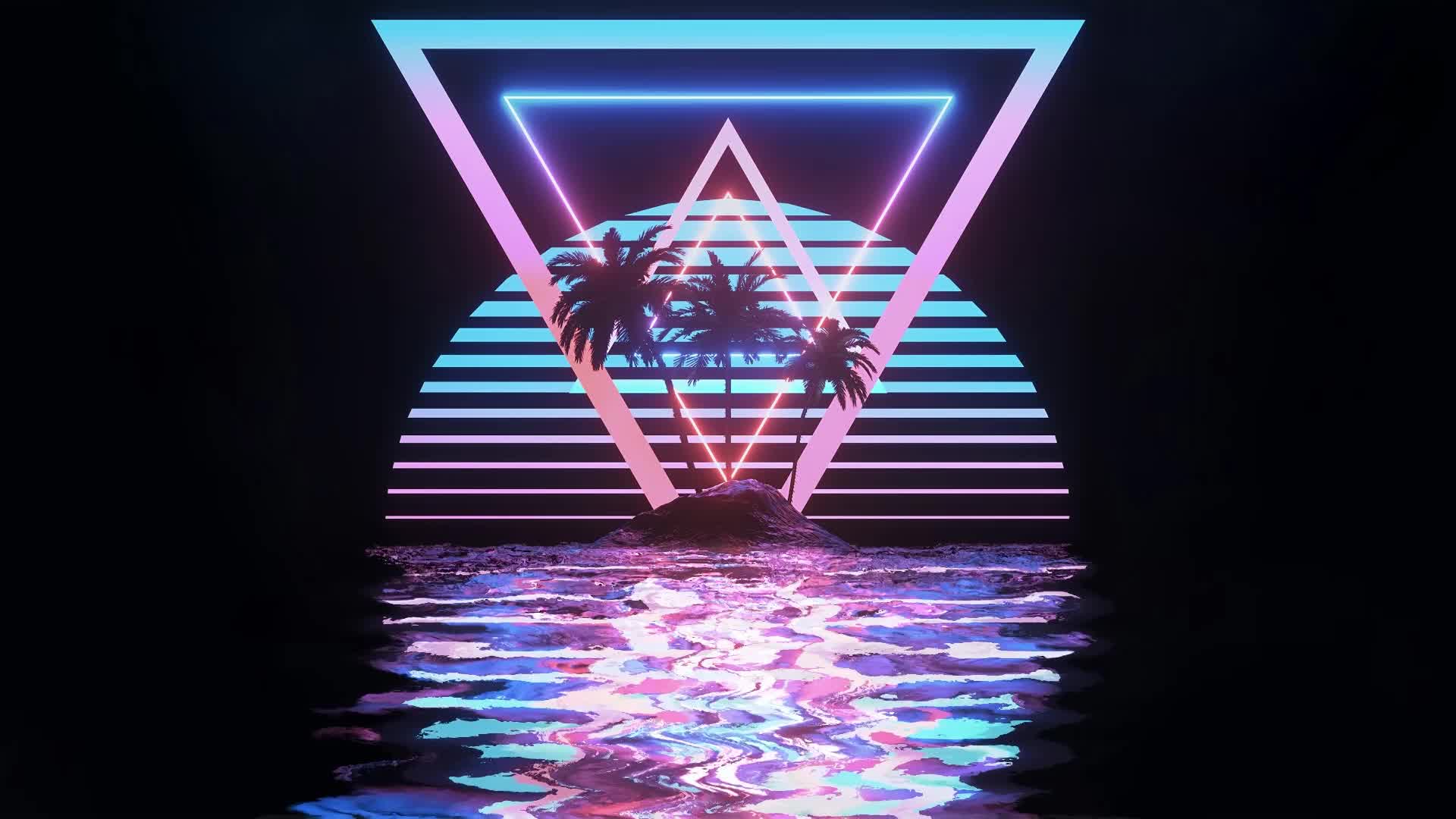 PC Retro Paradise Live Wallpaper Free