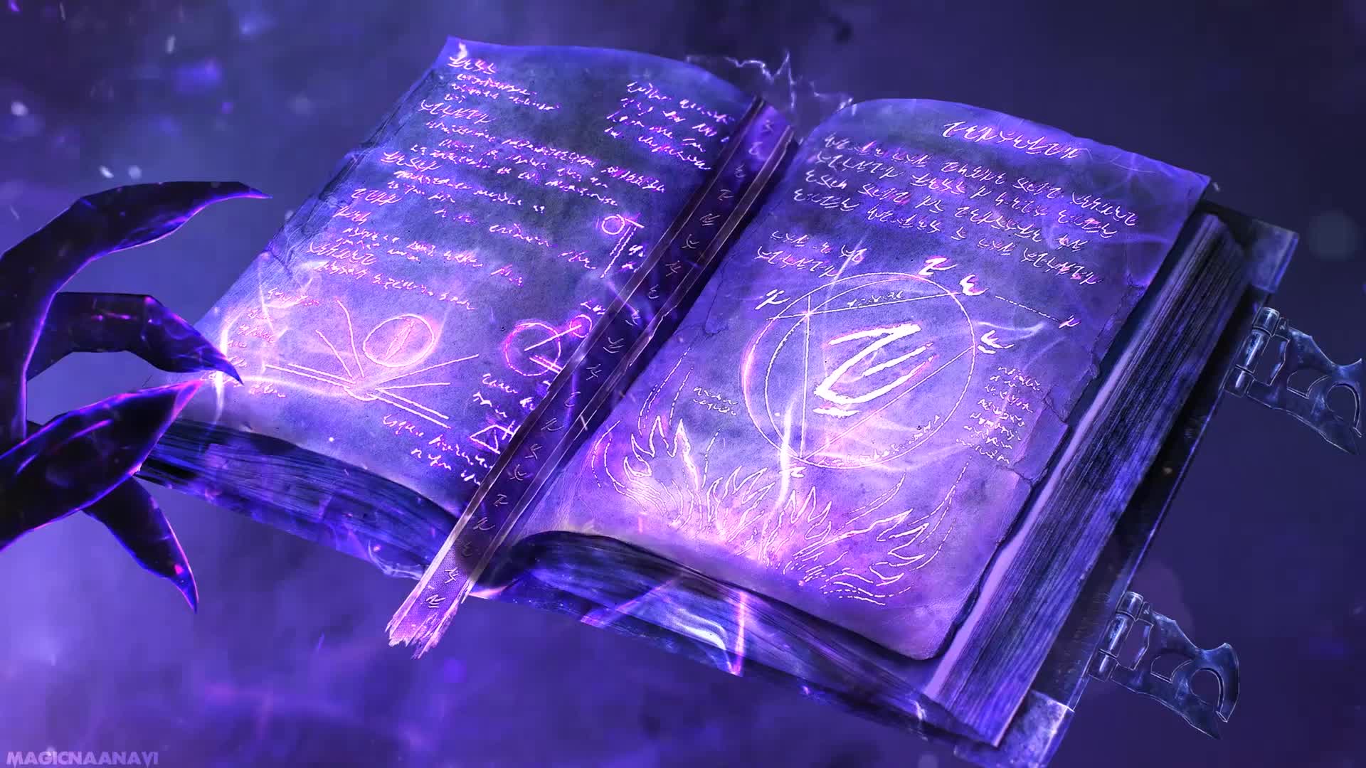 PC Magic Book Live Wallpaper Free