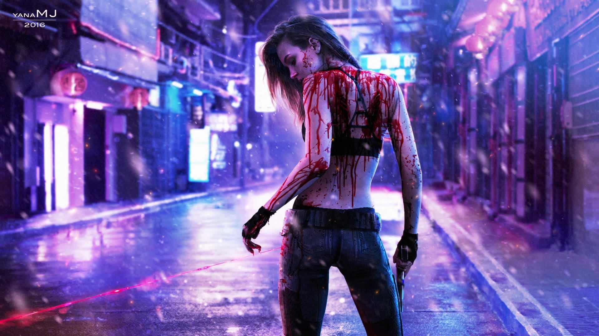 PC Skriver Cyberpunk 2077 Live Wallpaper Free