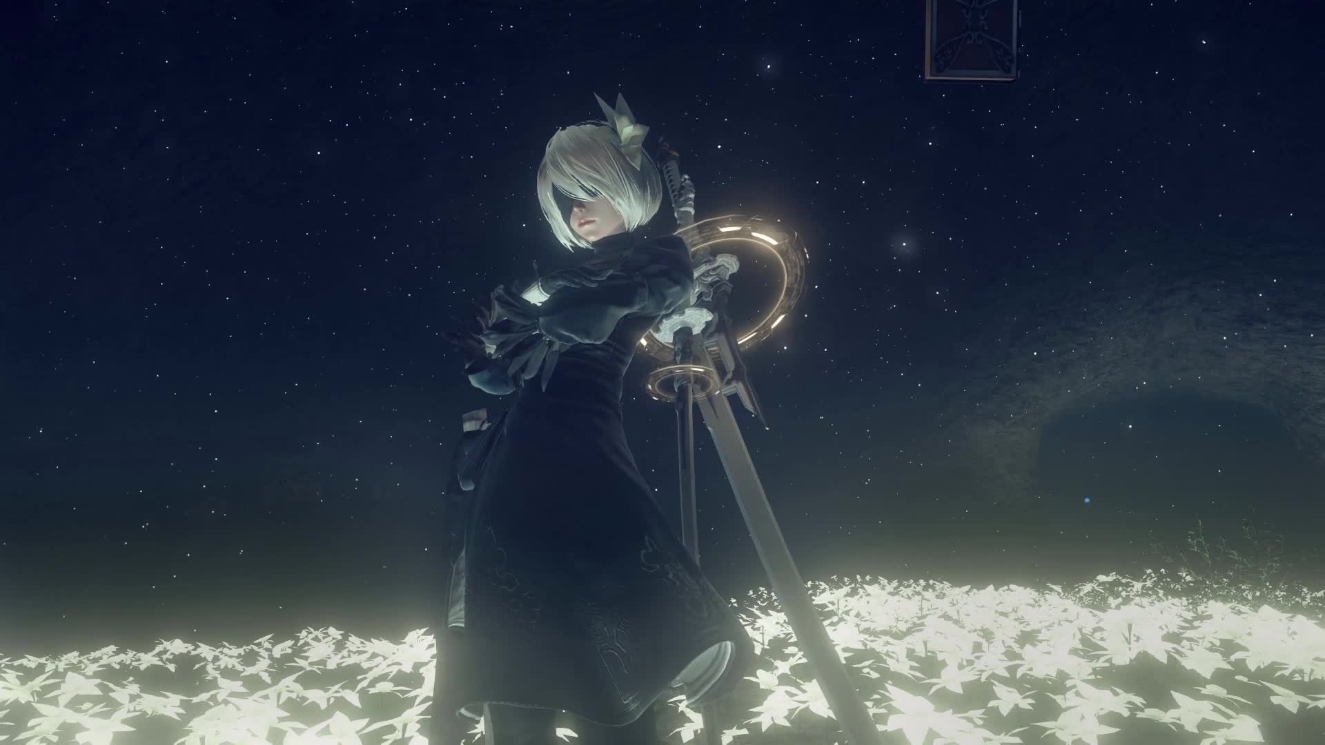 PC Nier Automata Stars Live Wallpaper Free
