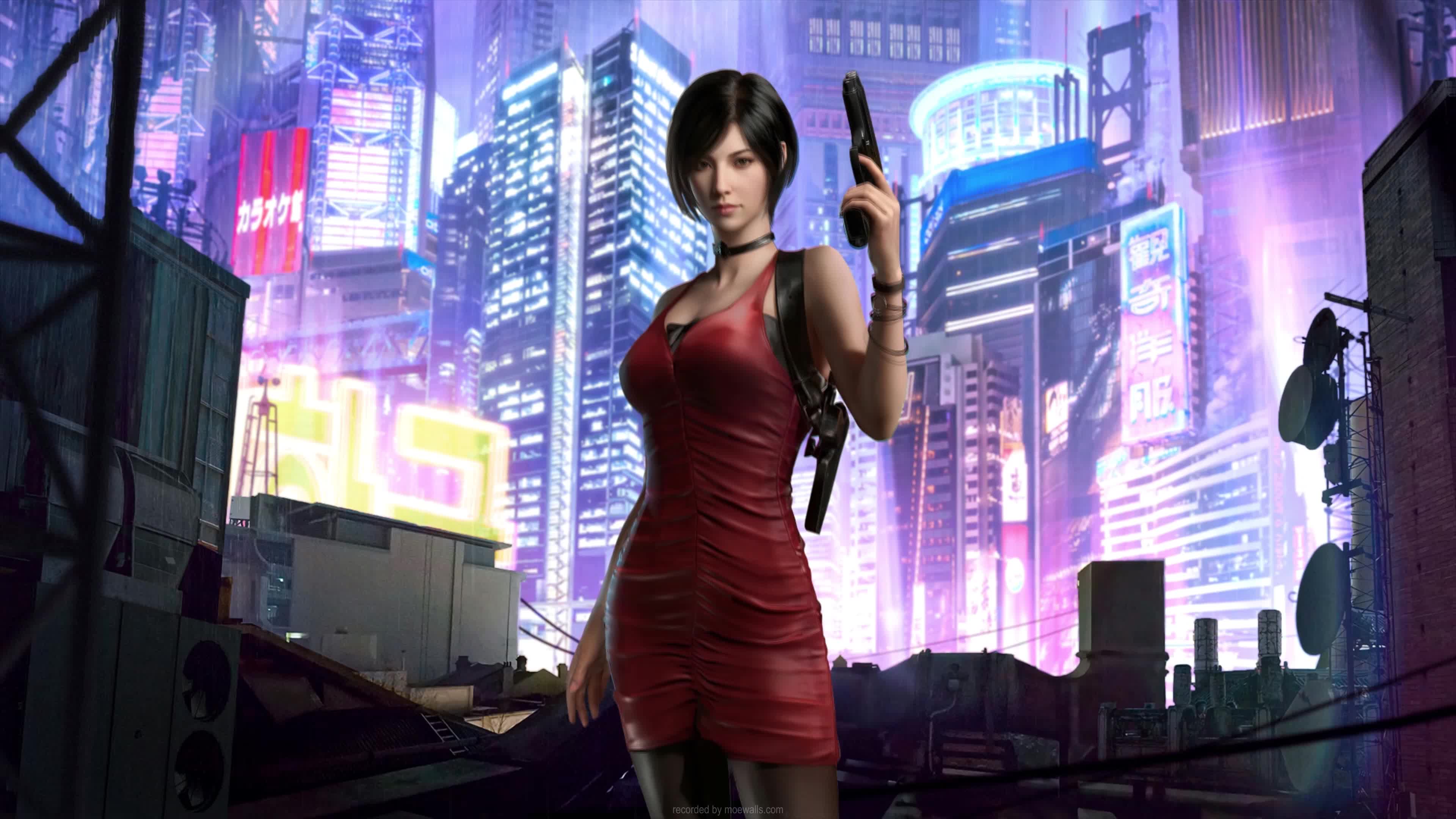 4K Ada Wong Resident Evil Live Wallpaper For PC