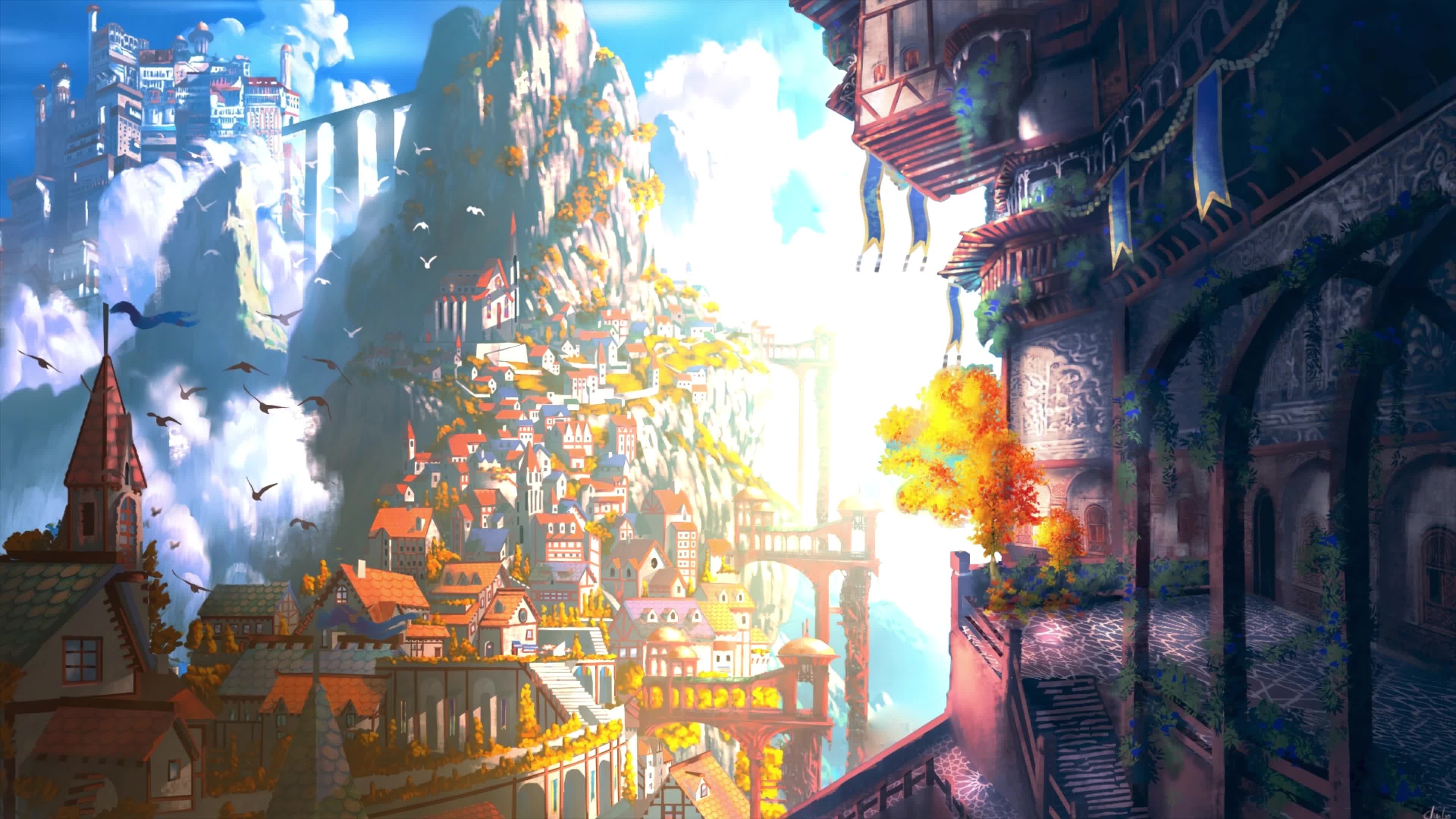 4K Cloud World Live Wallpaper For PC