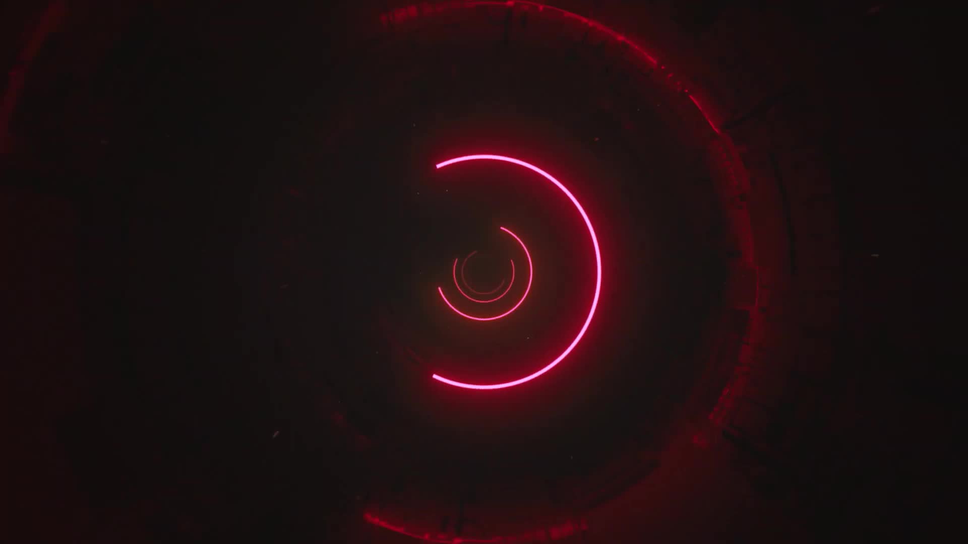 HD Video Red Vj Tunnel Loop Video Video Background