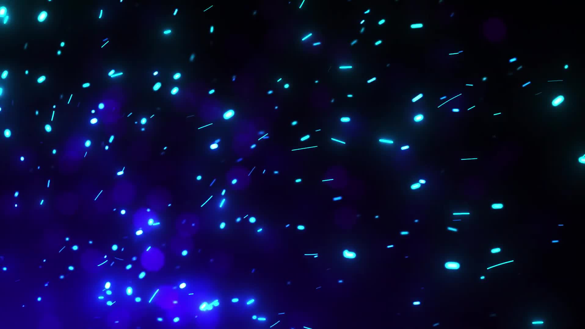 Bright Flying Blue Fire Sparks Background Live wallpaper