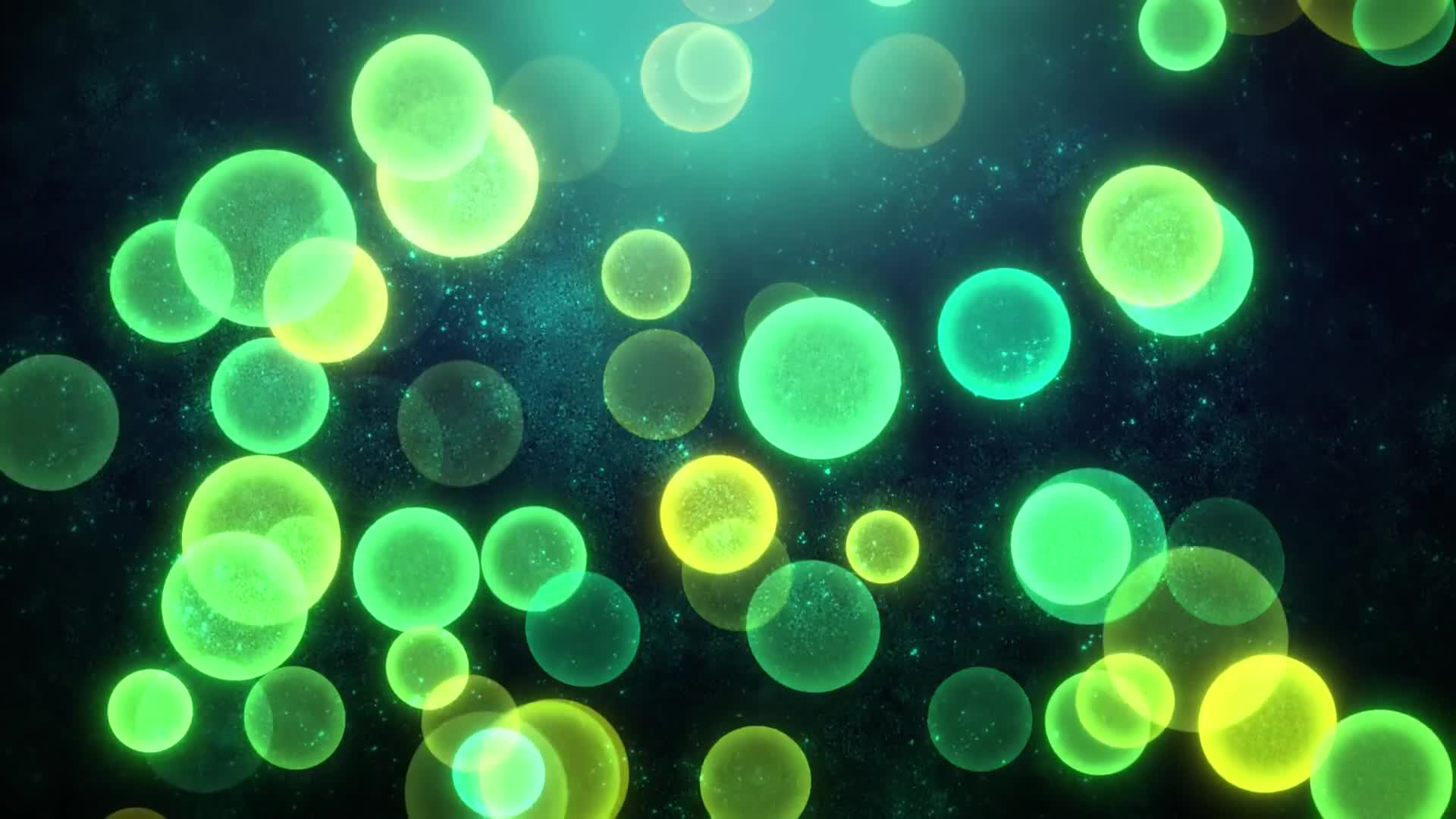 Green Natural Watercolor Textures And Circles Background Live wallpaper