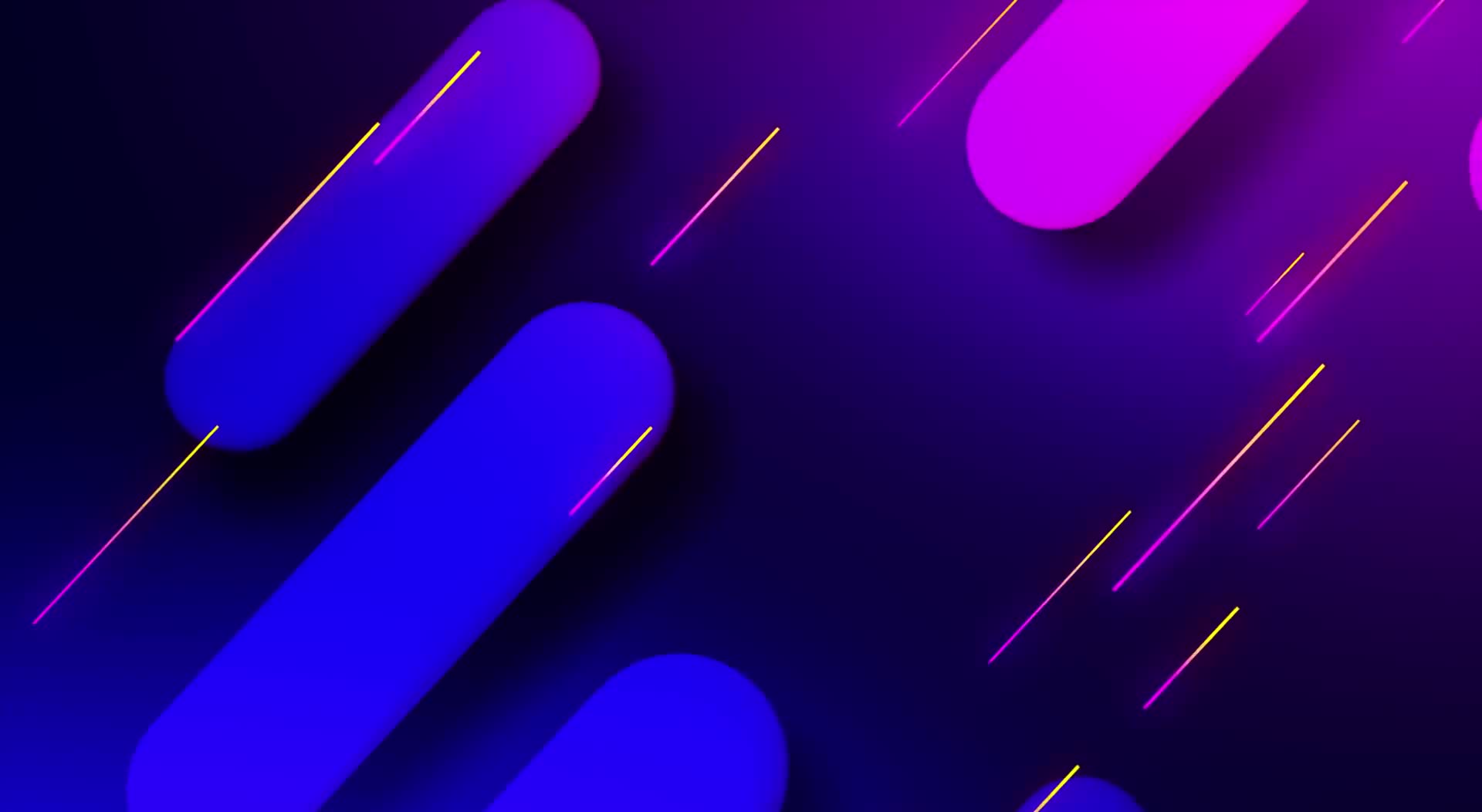 Rounded Neon Purple Lines Gradient Live Wallpaper