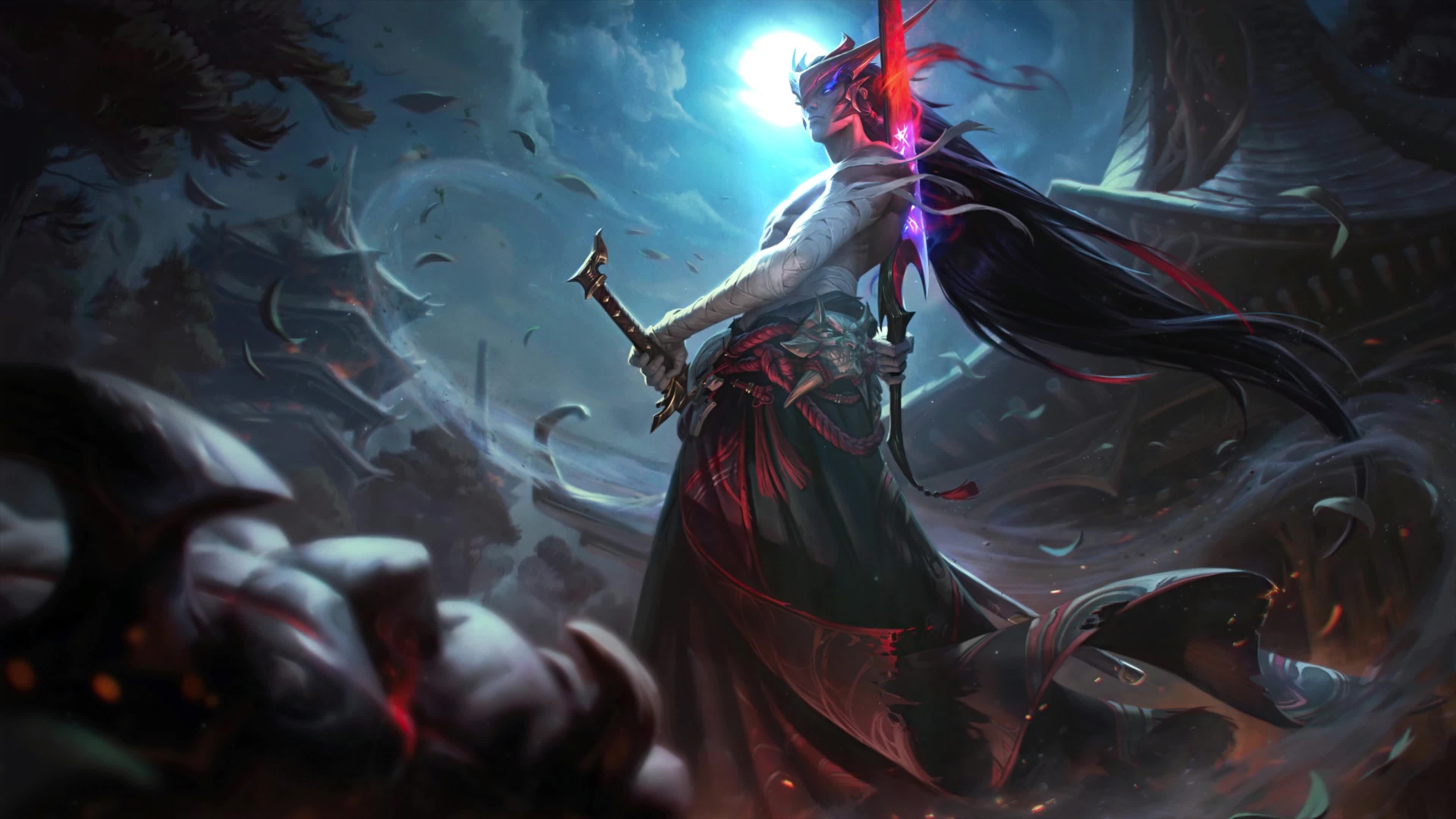 4K PC Yone The Unforgotten League Of Legends Live Wallpaper
