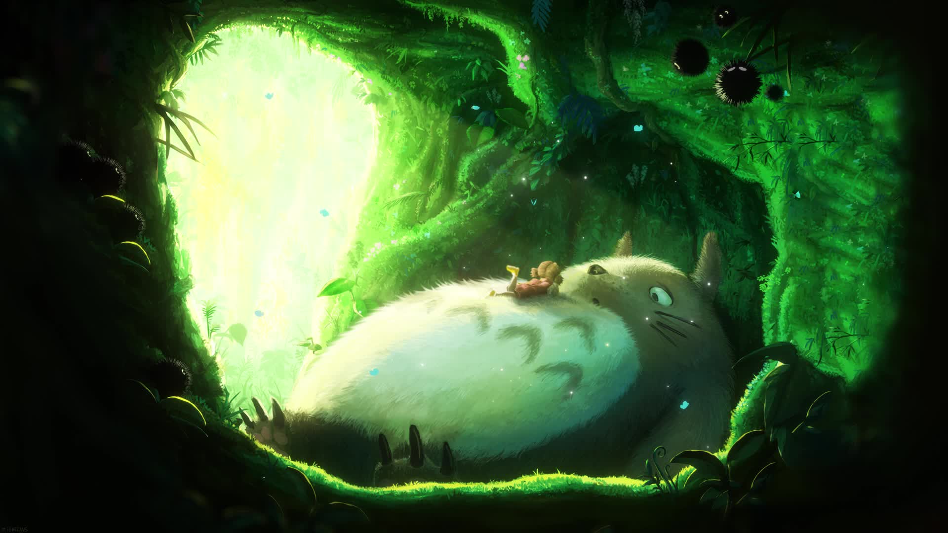 PC HD My Neighbor Totoro Live Anime Wallpaper