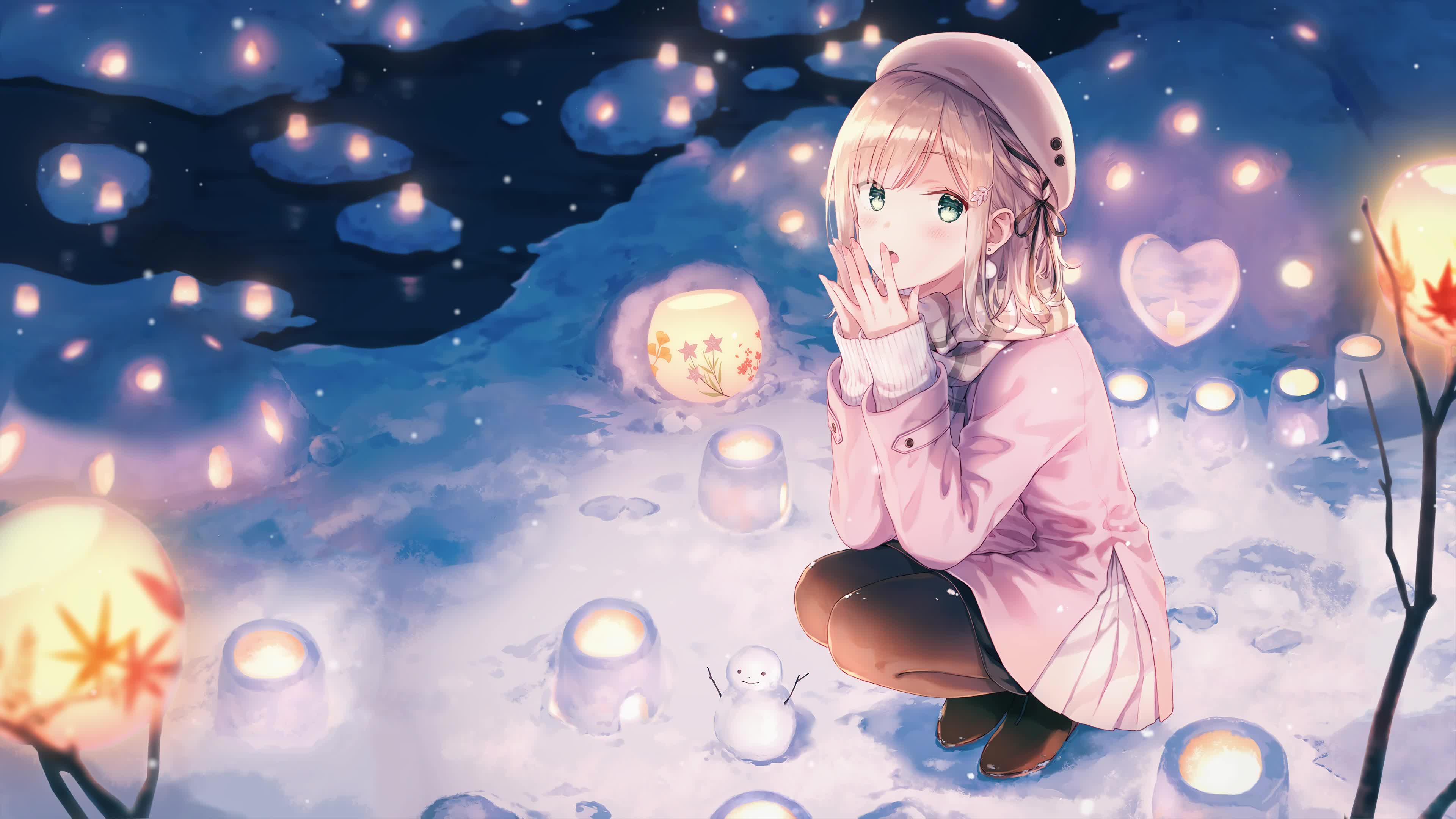 PC HD Snow Light Live Anime Wallpaper live wallpaper
