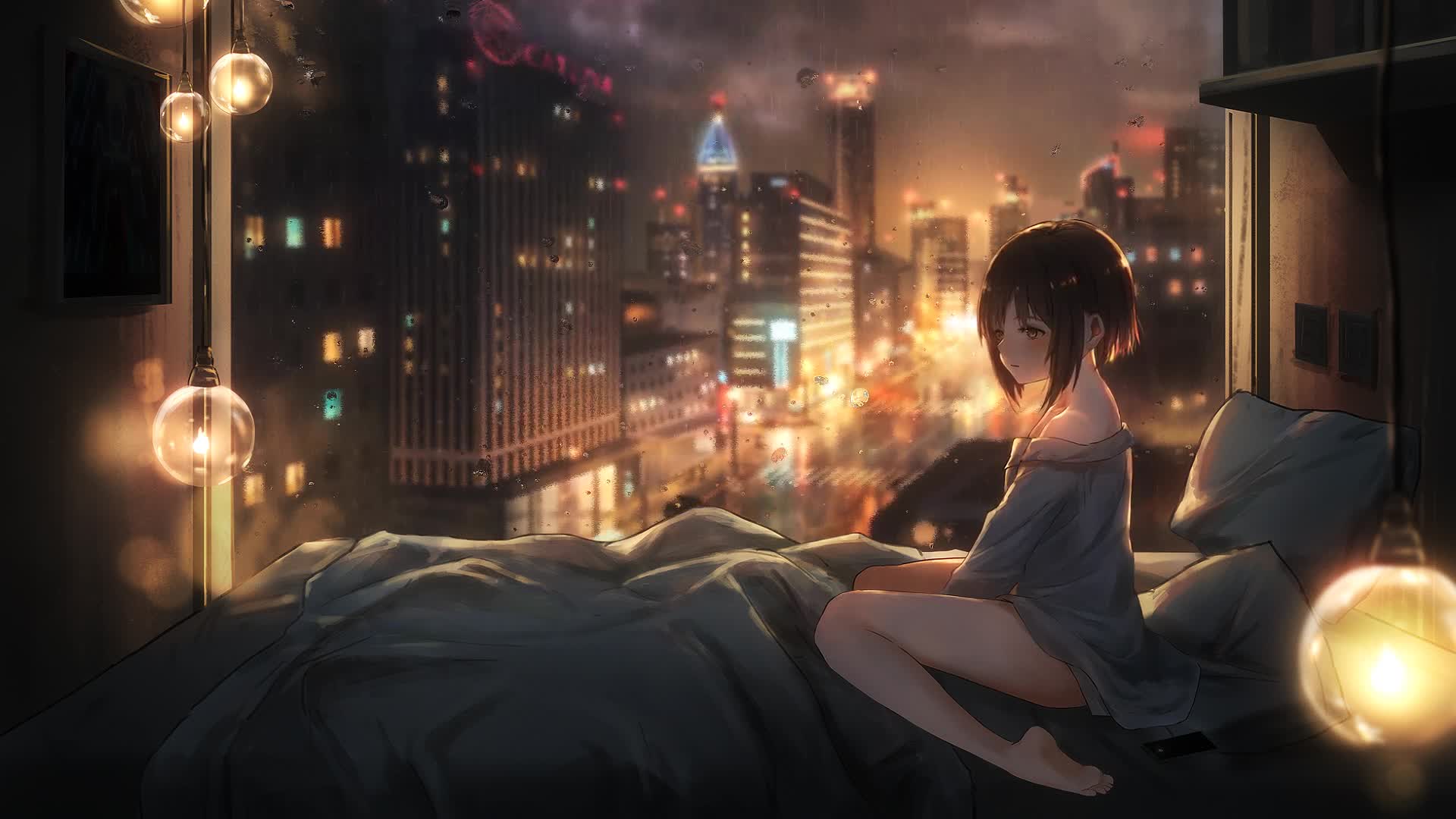 PC HD Girl Doze Live Anime Wallpaper