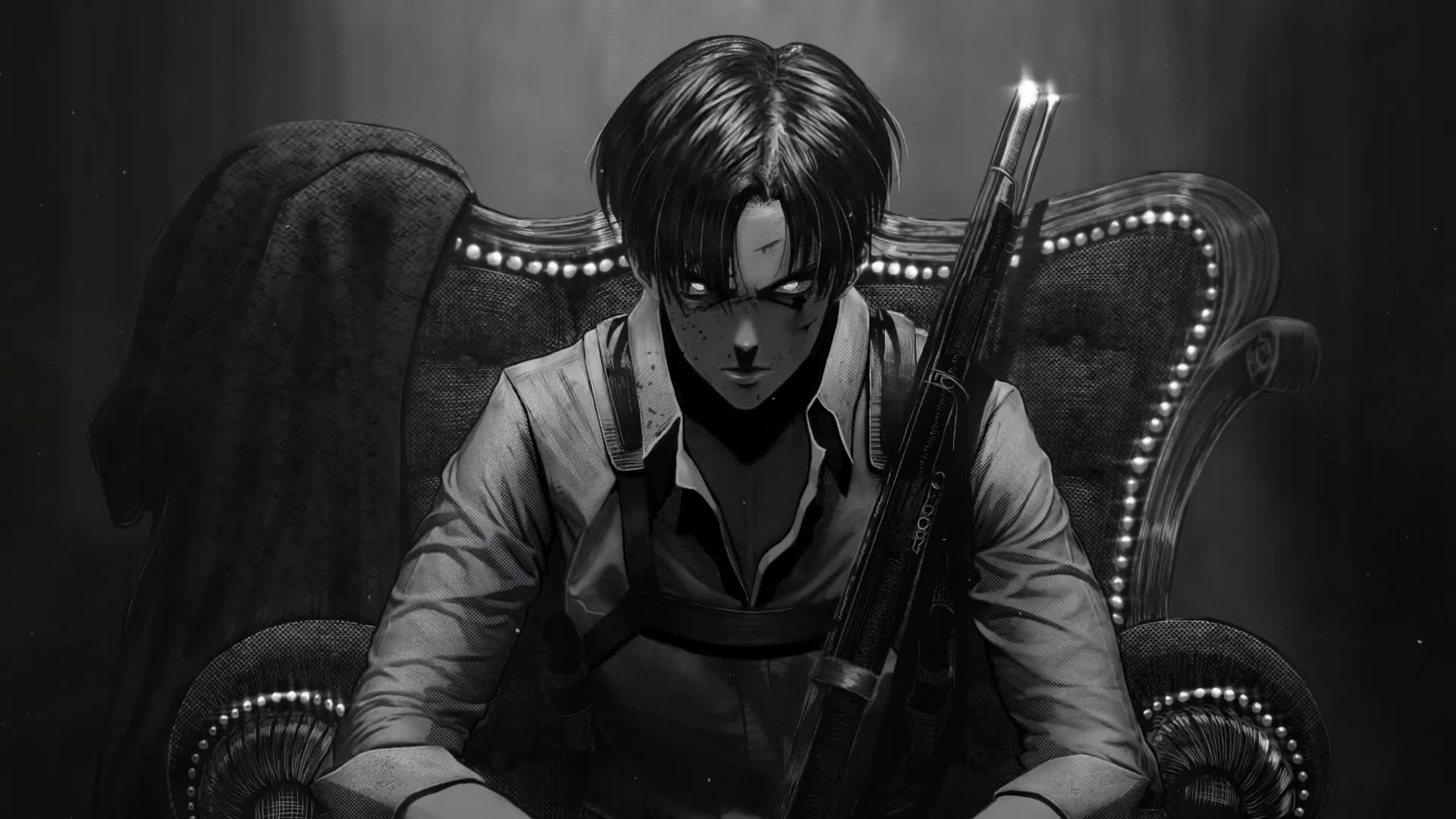 PC HD Levi Ackerman Live Anime Wallpaper