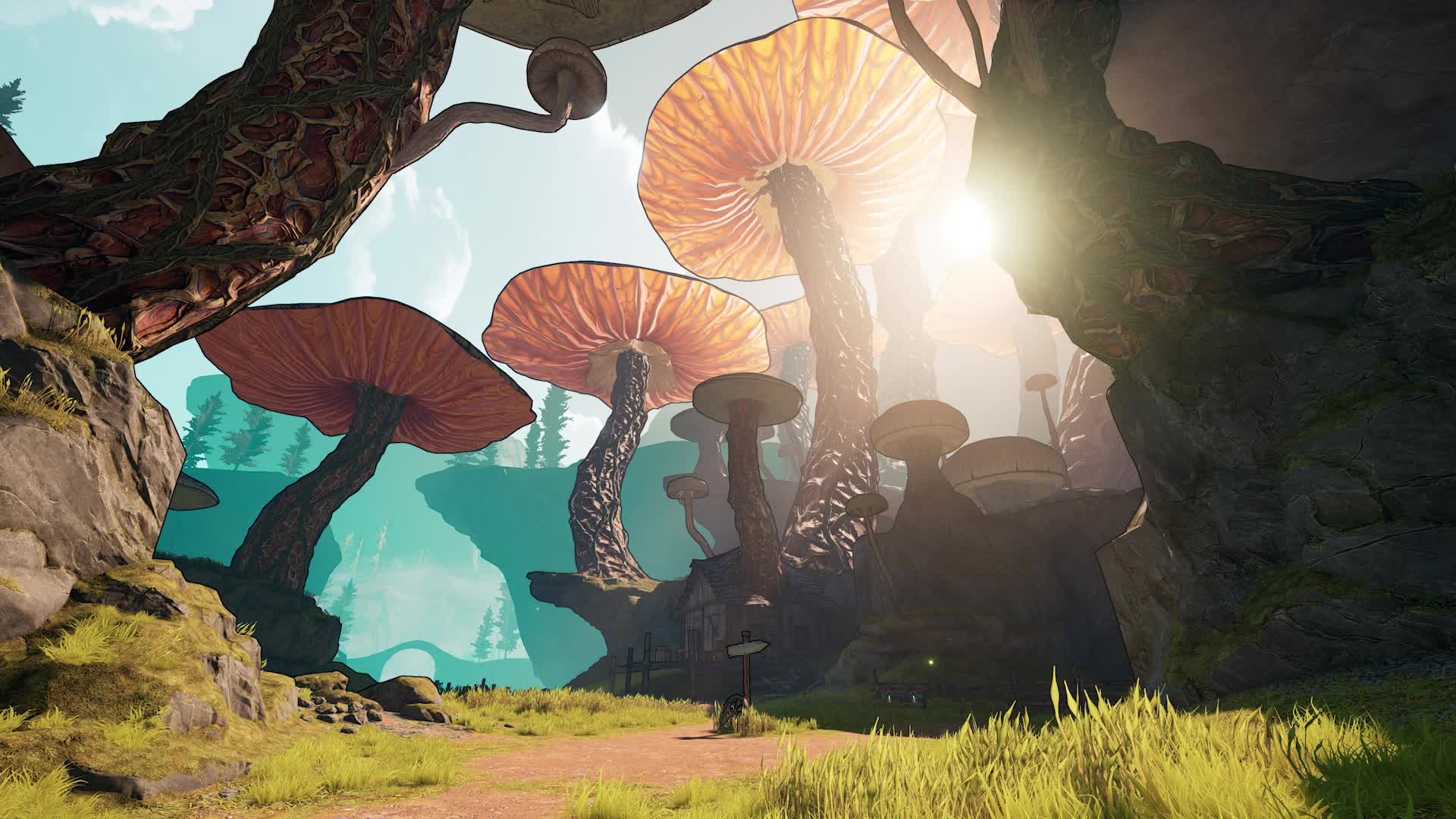 PC Desktop Wonderlands Mushrooms 1080p  Live Wallpaper