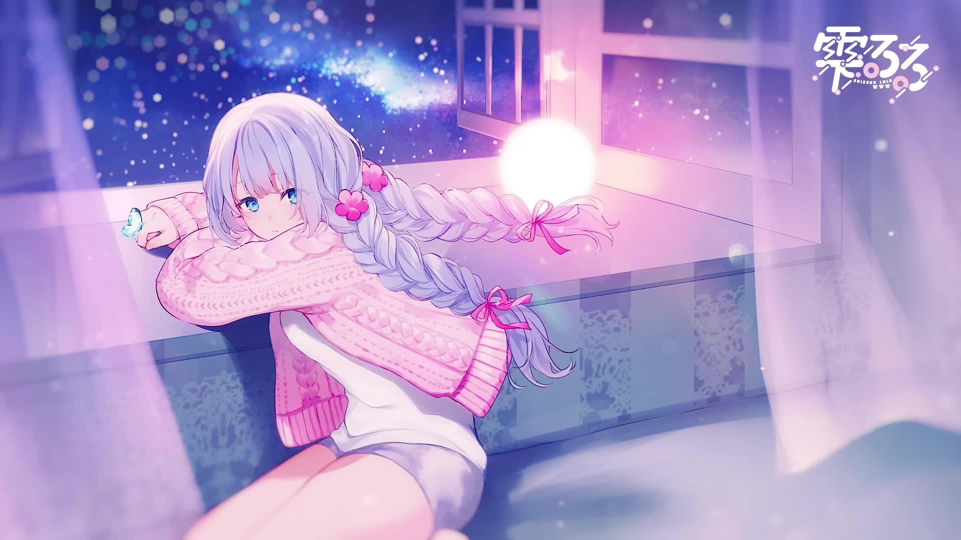 PC Desktop Shizuku Lulu Snow Virtual Youtuber Live Wallpaper