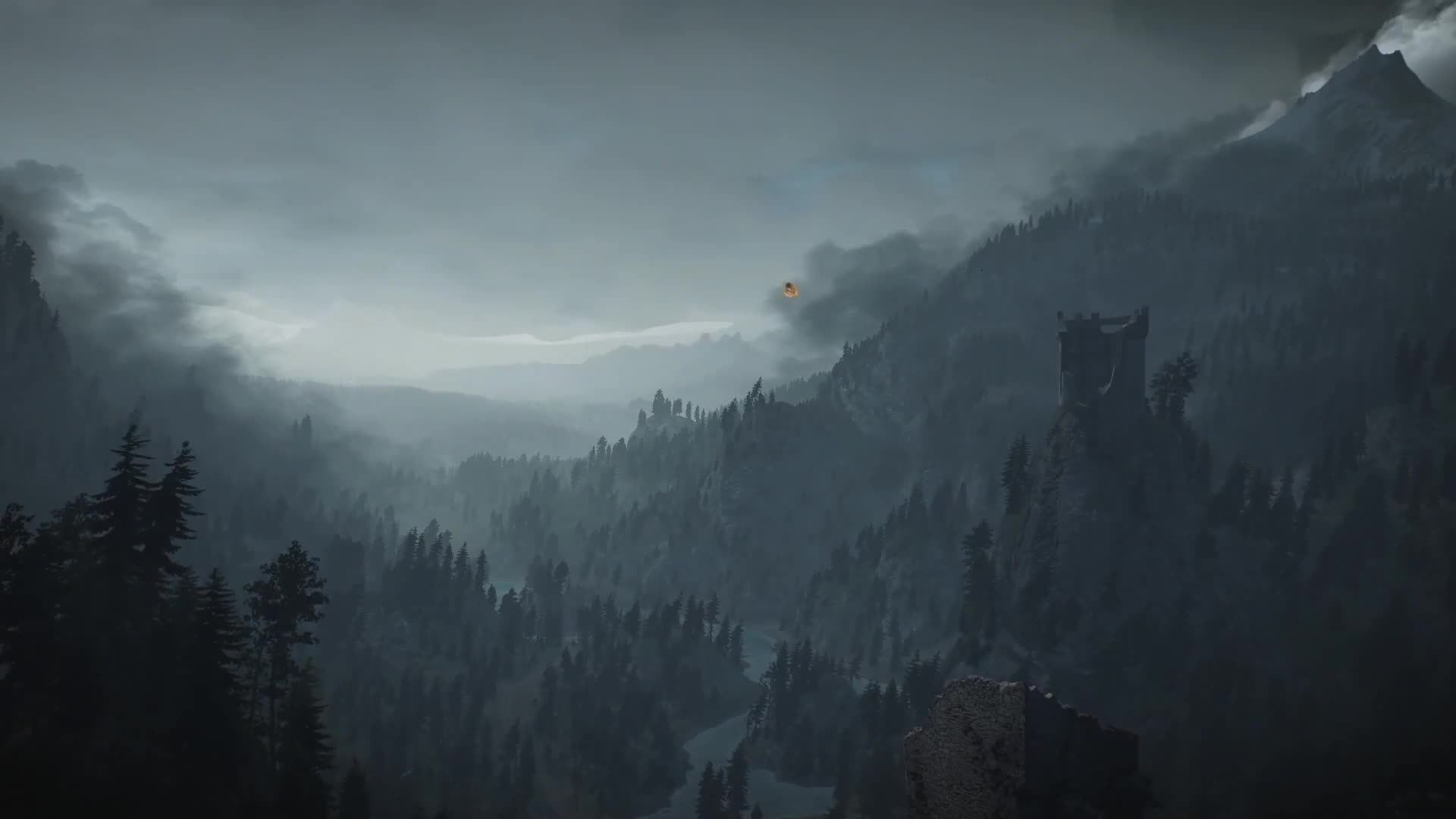 PC Desktop Thunderstorm In Kare Morhen 9 Live Wallpaper