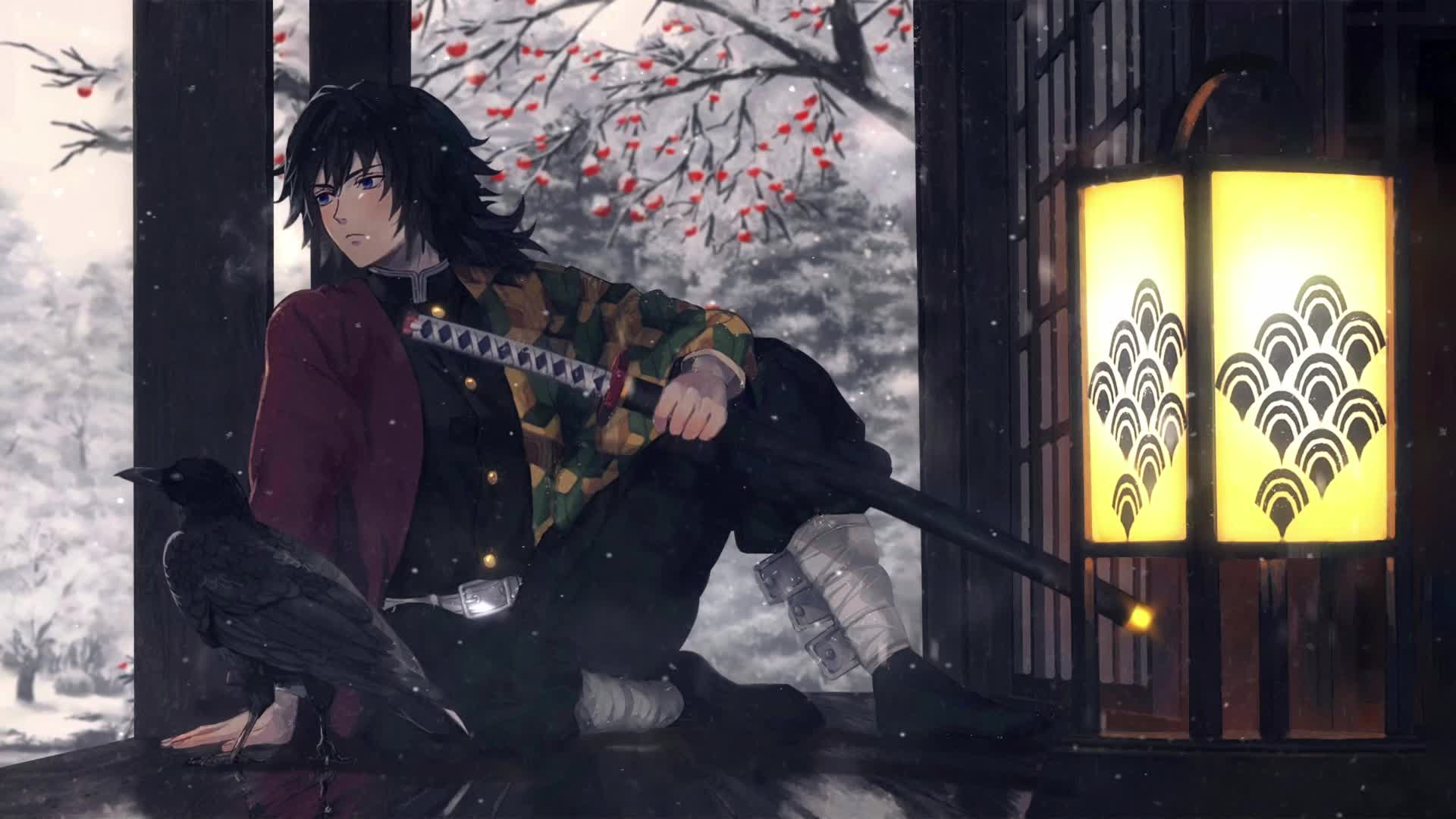 PC Desktop Giyu Tomioka Demon Slayer Kimetsu No Yaiba Live Wallpaper