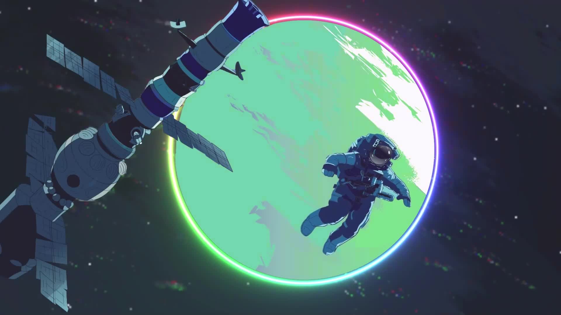 PC Desktop Live DesktoPC Desktopomspaceman Satellite Desktop Live Wallpaper