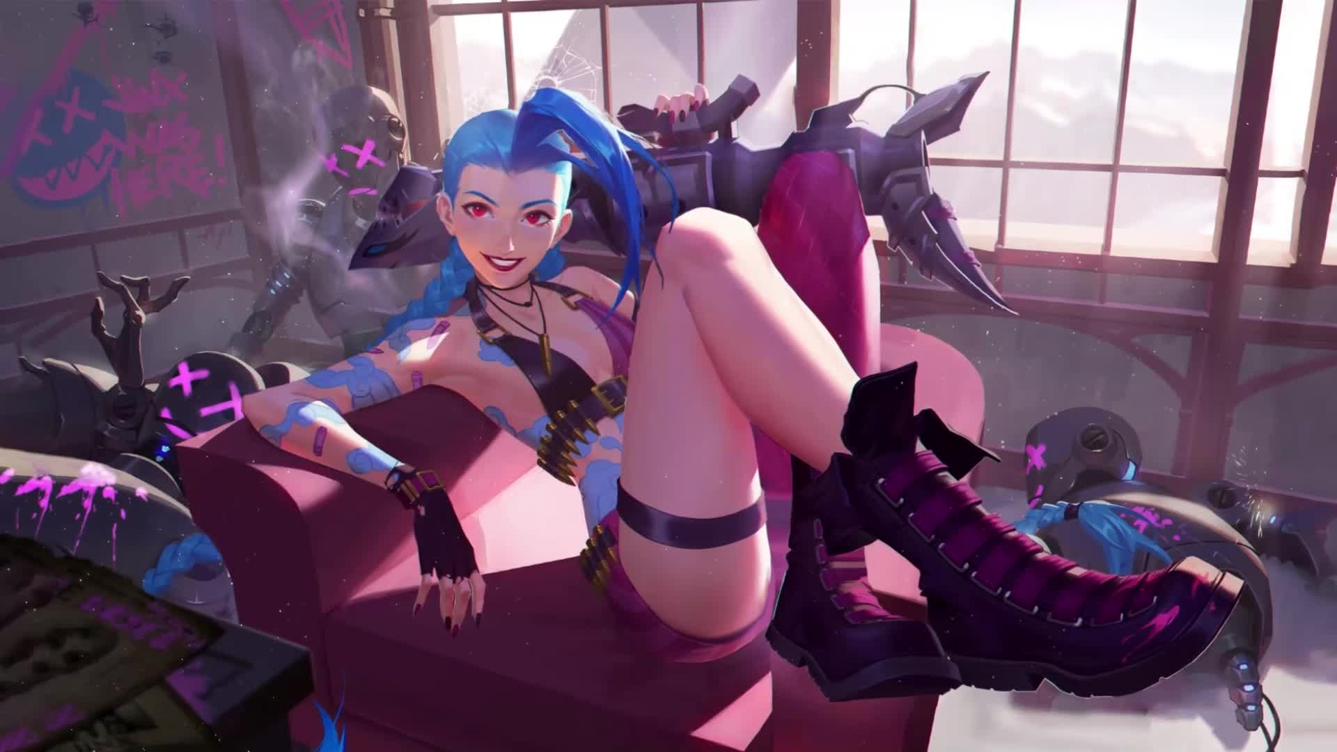 PC Desktop Jinx The Loose Cannon Live Wallpaper