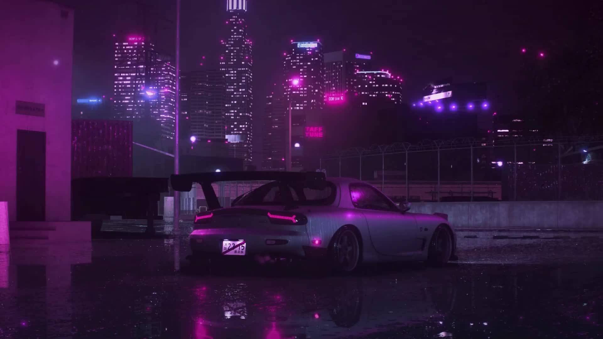 PC Desktop Live DesktoPC Desktopommazda Rx 7 Rain Desktop Live Wallpaper
