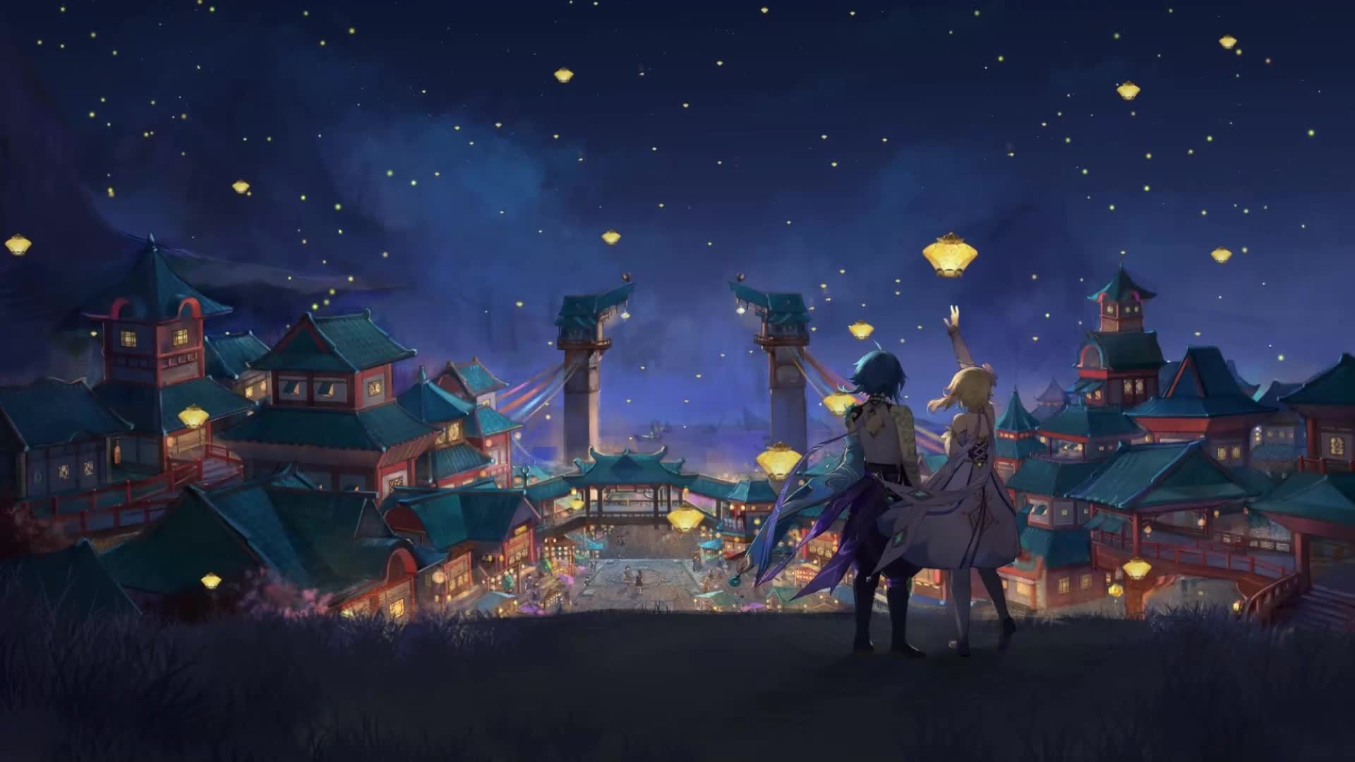 PC Desktop Live DesktoPC Desktopomlanterns Genshin Impact Desktop Live Wallpaper