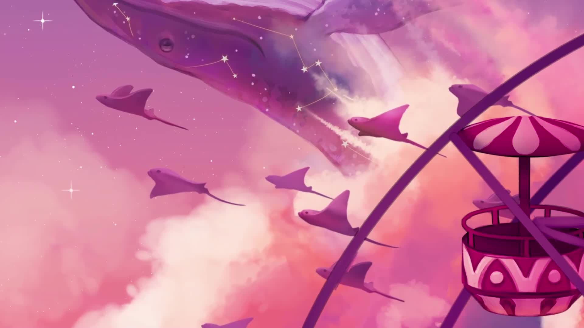 PC Desktop Live DesktoPC Desktopompink Whales And Sting Rays Desktop Live Wallpaper