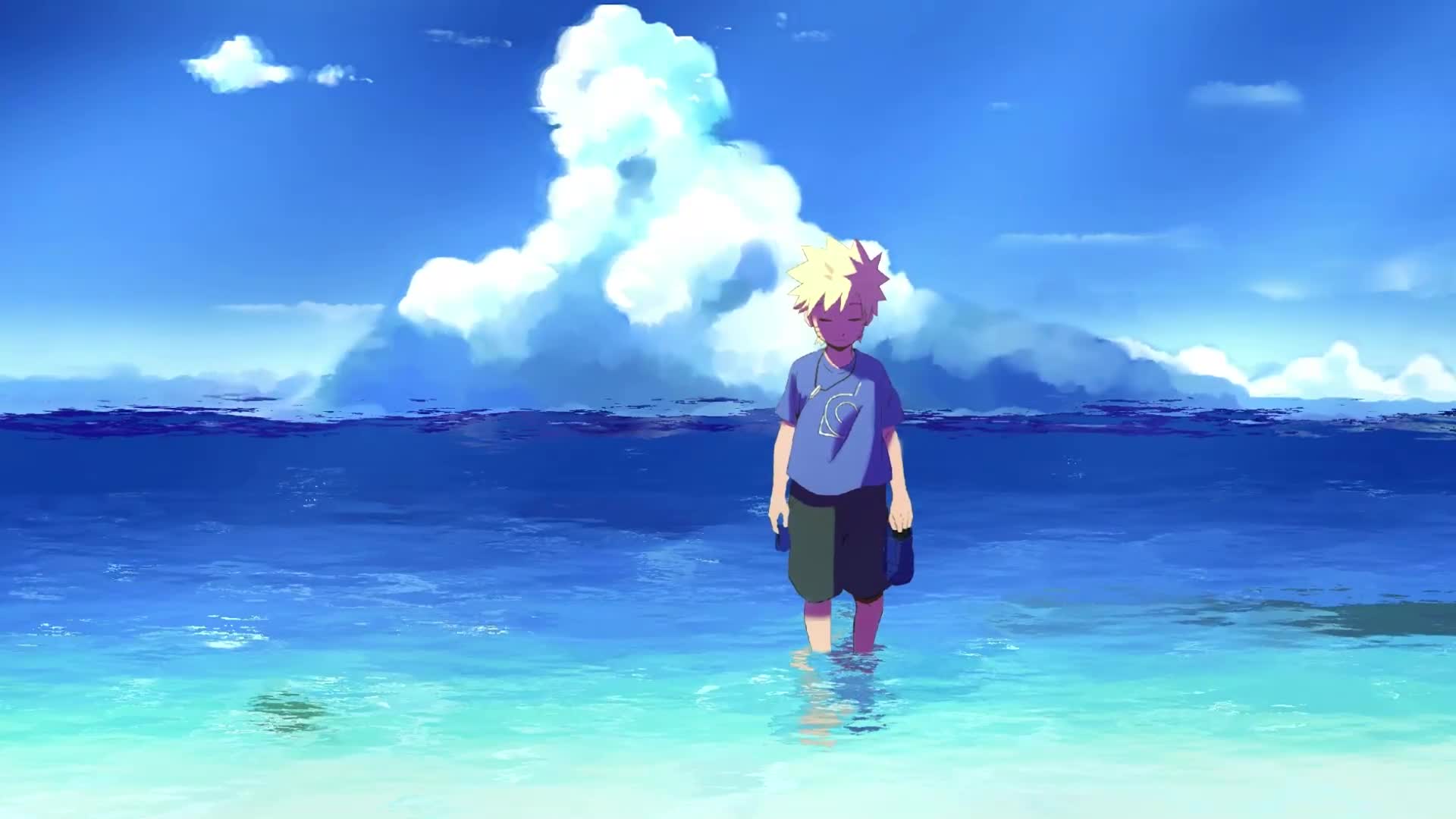 PC Desktop Kid Naruto Beach Live Wallpaper