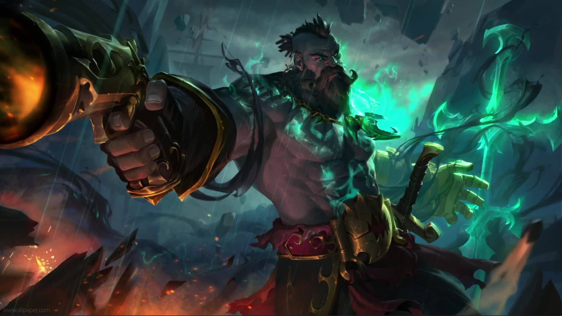 PC Desktop Gangplank The Betrayer  Live Wallpaper