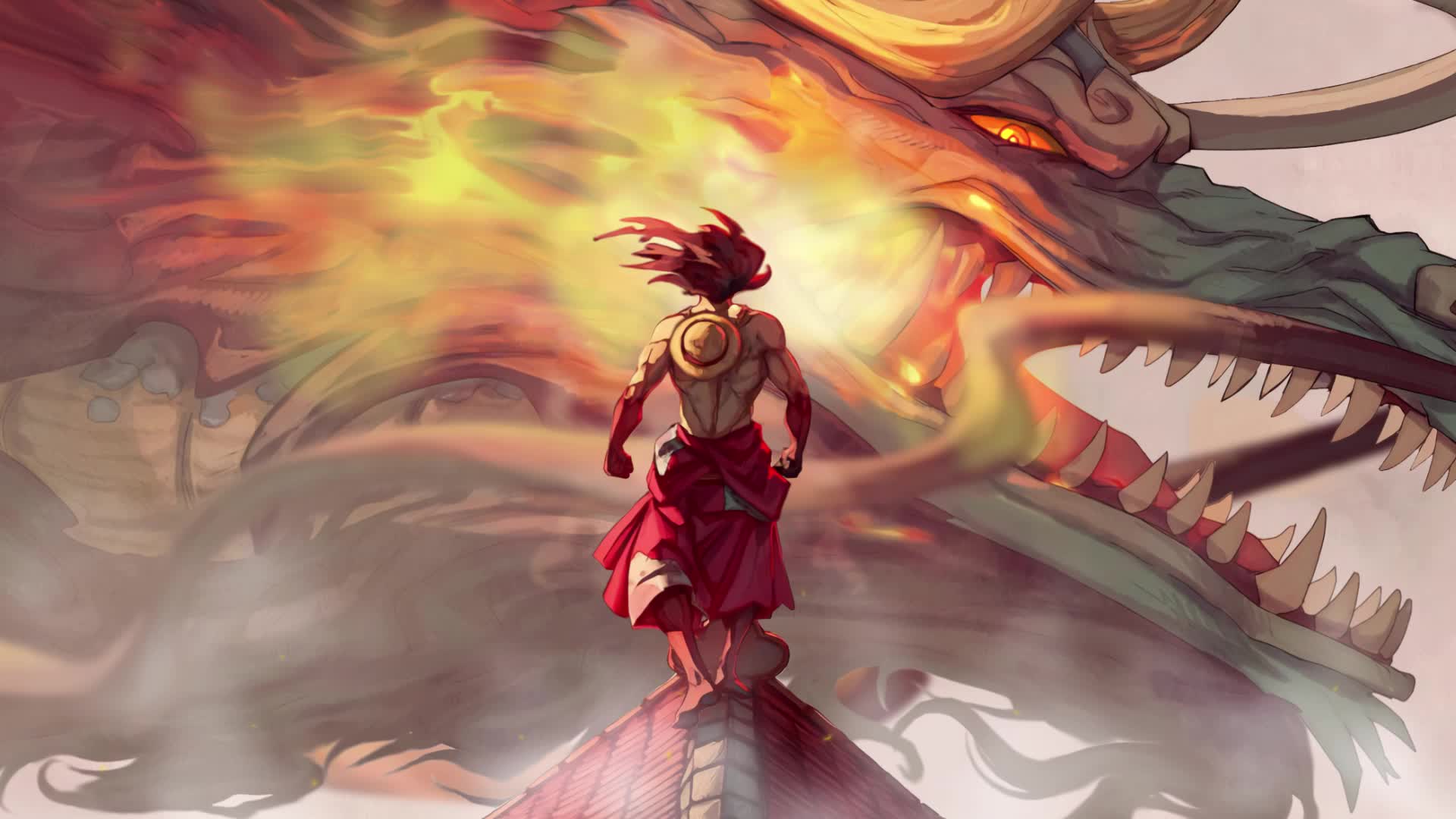 PC Desktop One Piece Luffy Vs Kaido PC Desktop 1080p Live Wallpaper