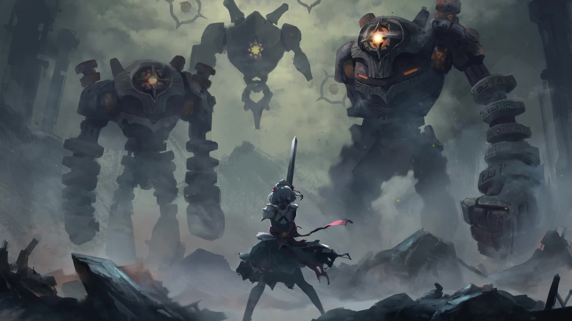 PC Desktop Genshin Impact Ruin Noelle Noelle 1080p Live Wallpaper