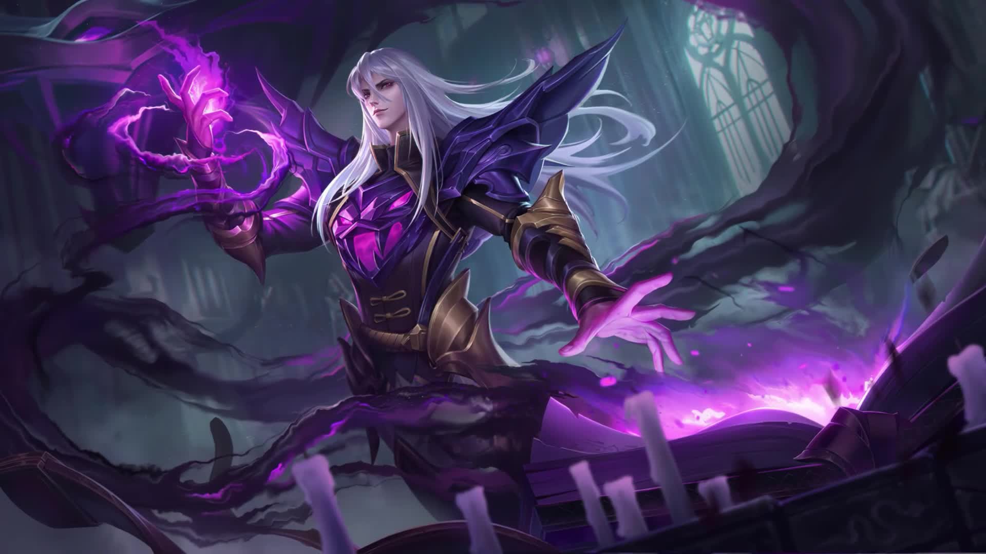 PC Desktop Sima Yi Darkness Magic 1080p Live Wallpaper